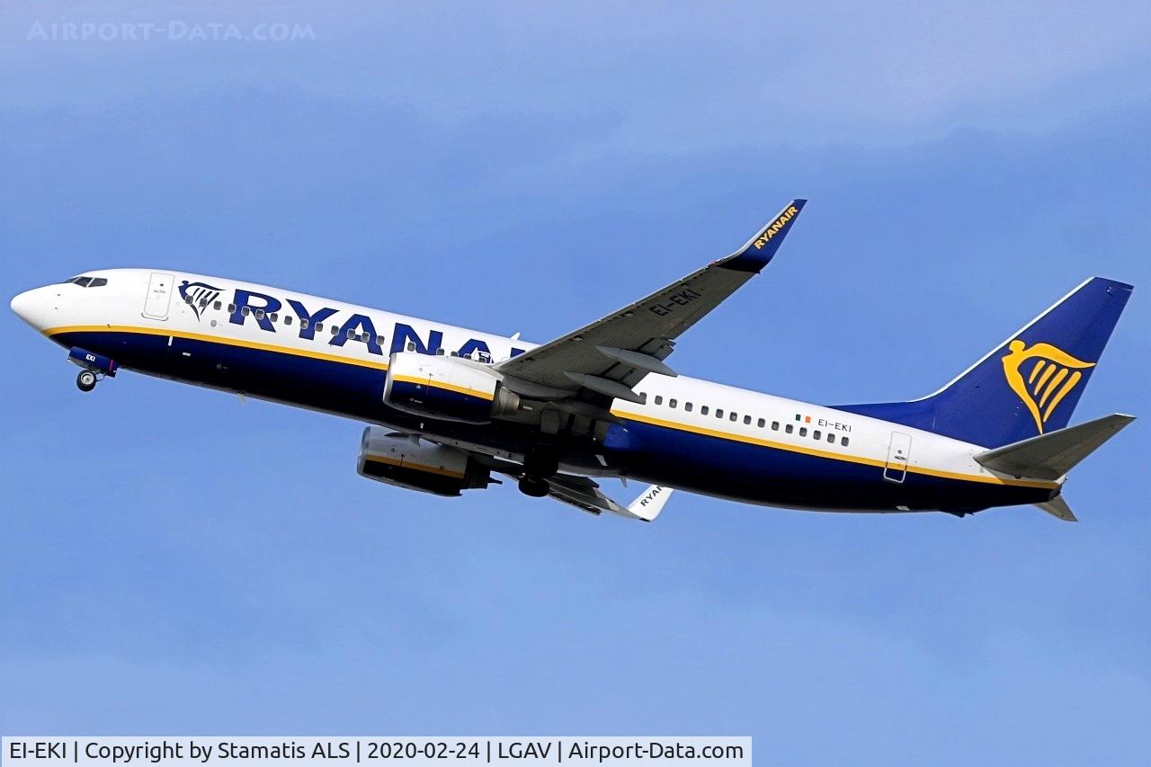 EI-EKI, 2010 Boeing 737-8AS C/N 38496, RYANAIR