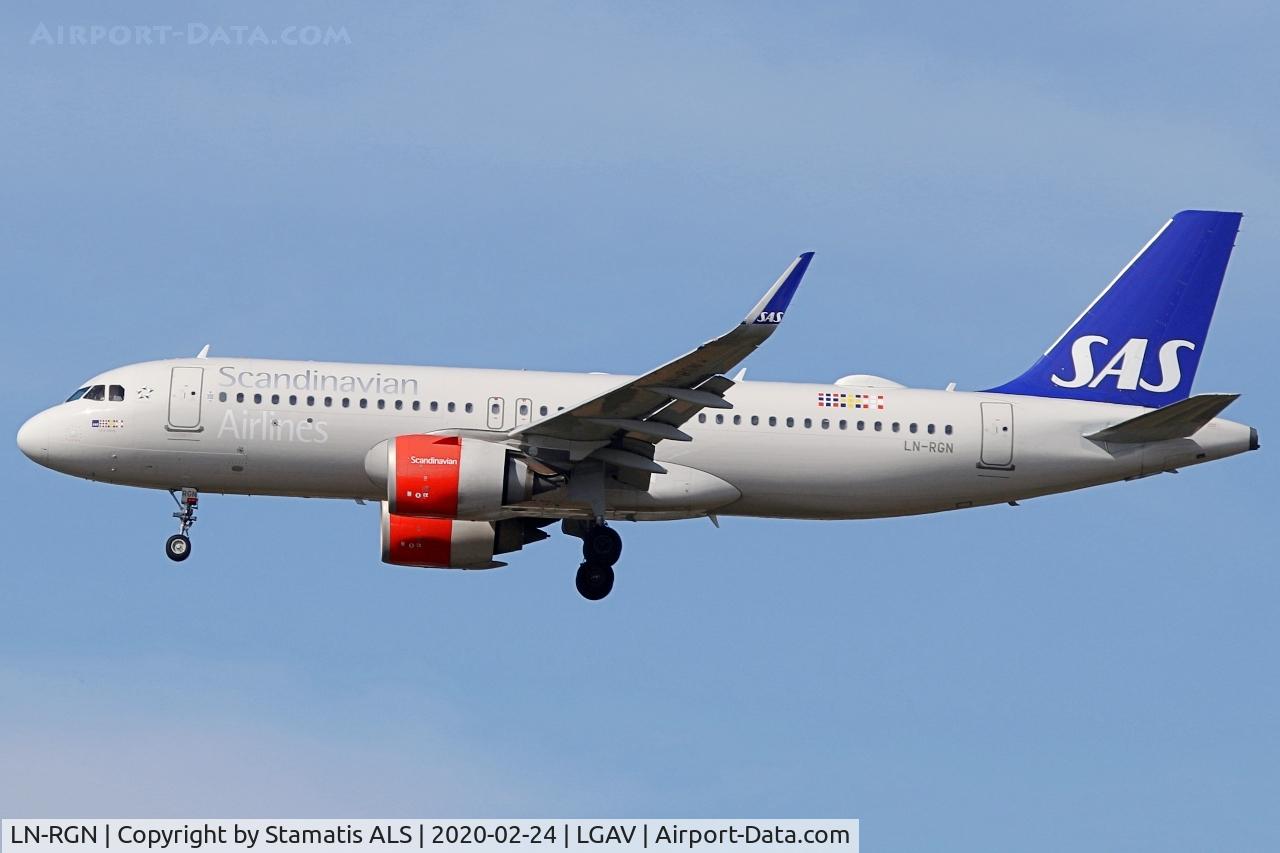 LN-RGN, 2016 Airbus A320-251N C/N 7341, SAS