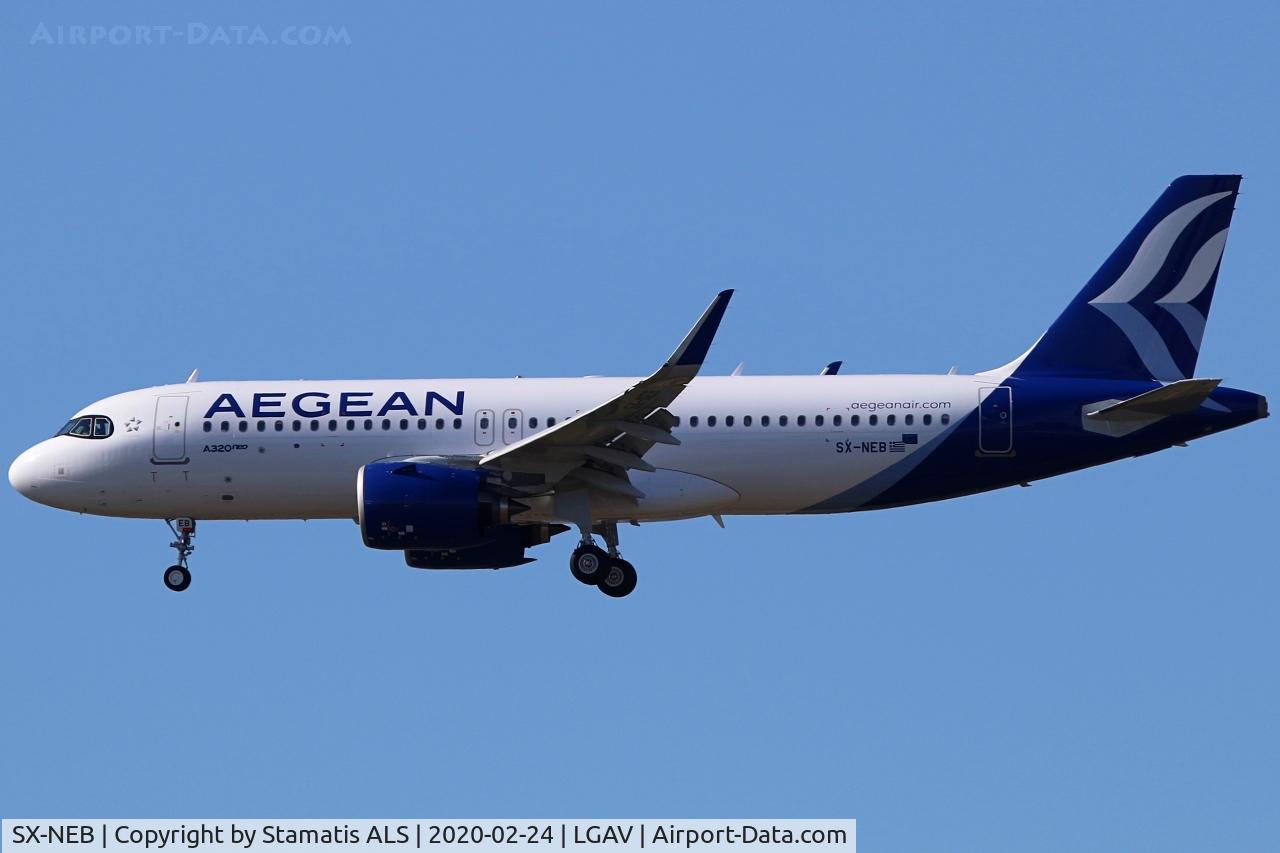 SX-NEB, 2020 Airbus A320-271N C/N 9514, Aegean Airlines