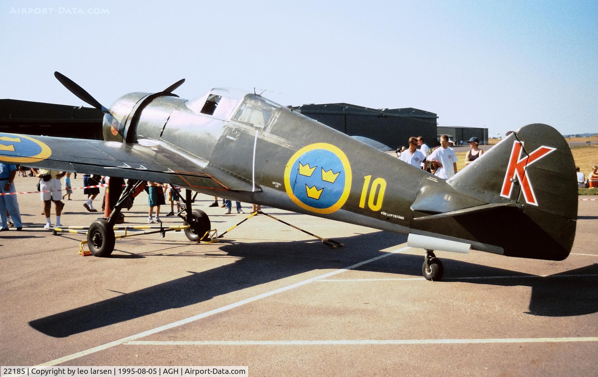 22185, 1944 FFVS J-22A C/N 22185, Ängelholm F.10 5.8.1995
