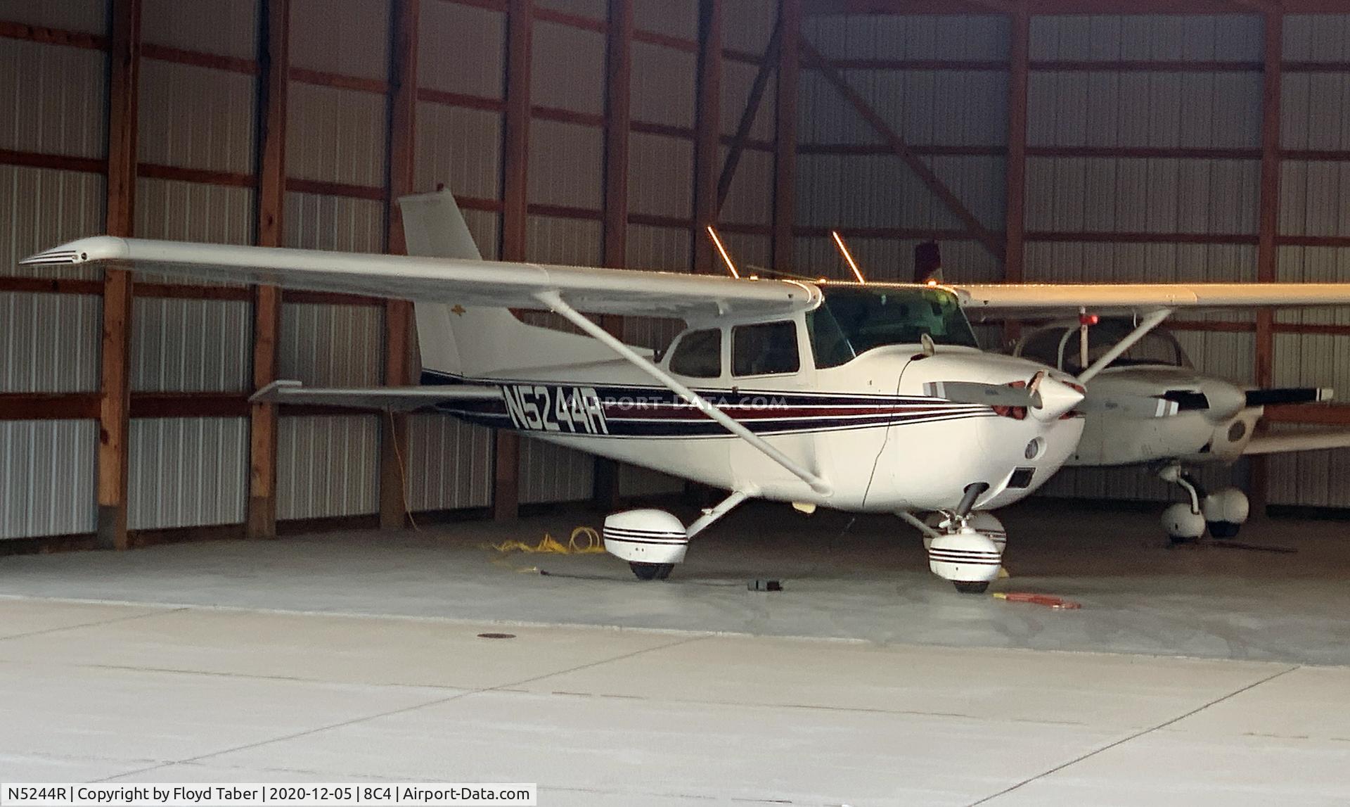 N5244R, 1974 Cessna 172M C/N 17263458, Sitting in the hangar