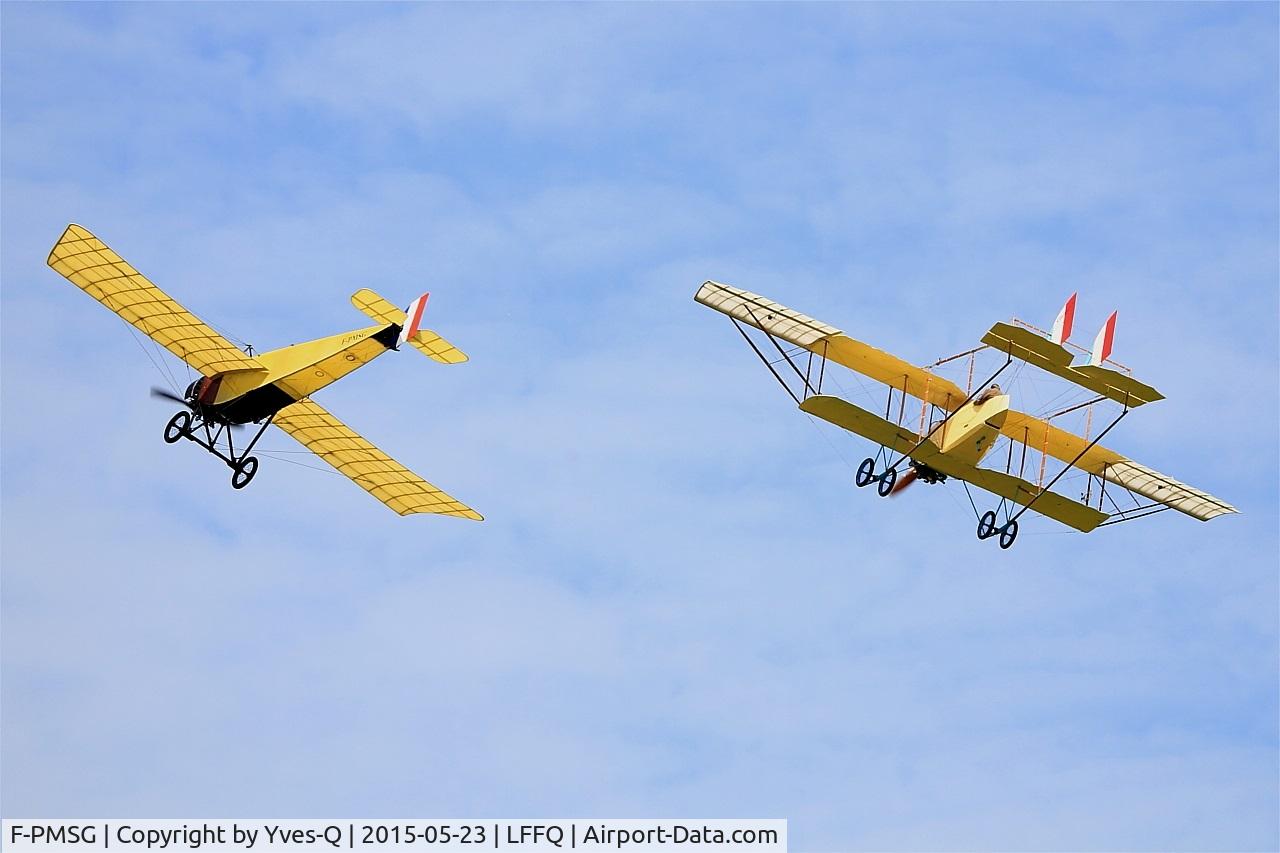 F-PMSG, 2013 Morane-Saulnier Type G Replica C/N 01-RA, Morane-Saulnier Type G (replica), On display, La Ferté-Alais airfield (LFFQ) Airshow 2015