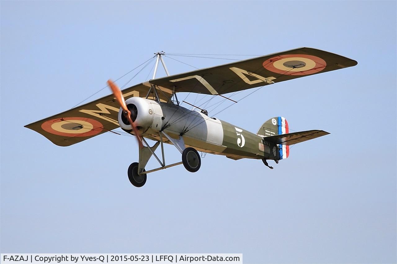 F-AZAJ, 1927 Morane-Saulnier MS-138EP-2 C/N 3220/138, Morane-Saulnier MS-138EP-2, On display, La Ferté-Alais Airfield (LFFQ) Air show 2015