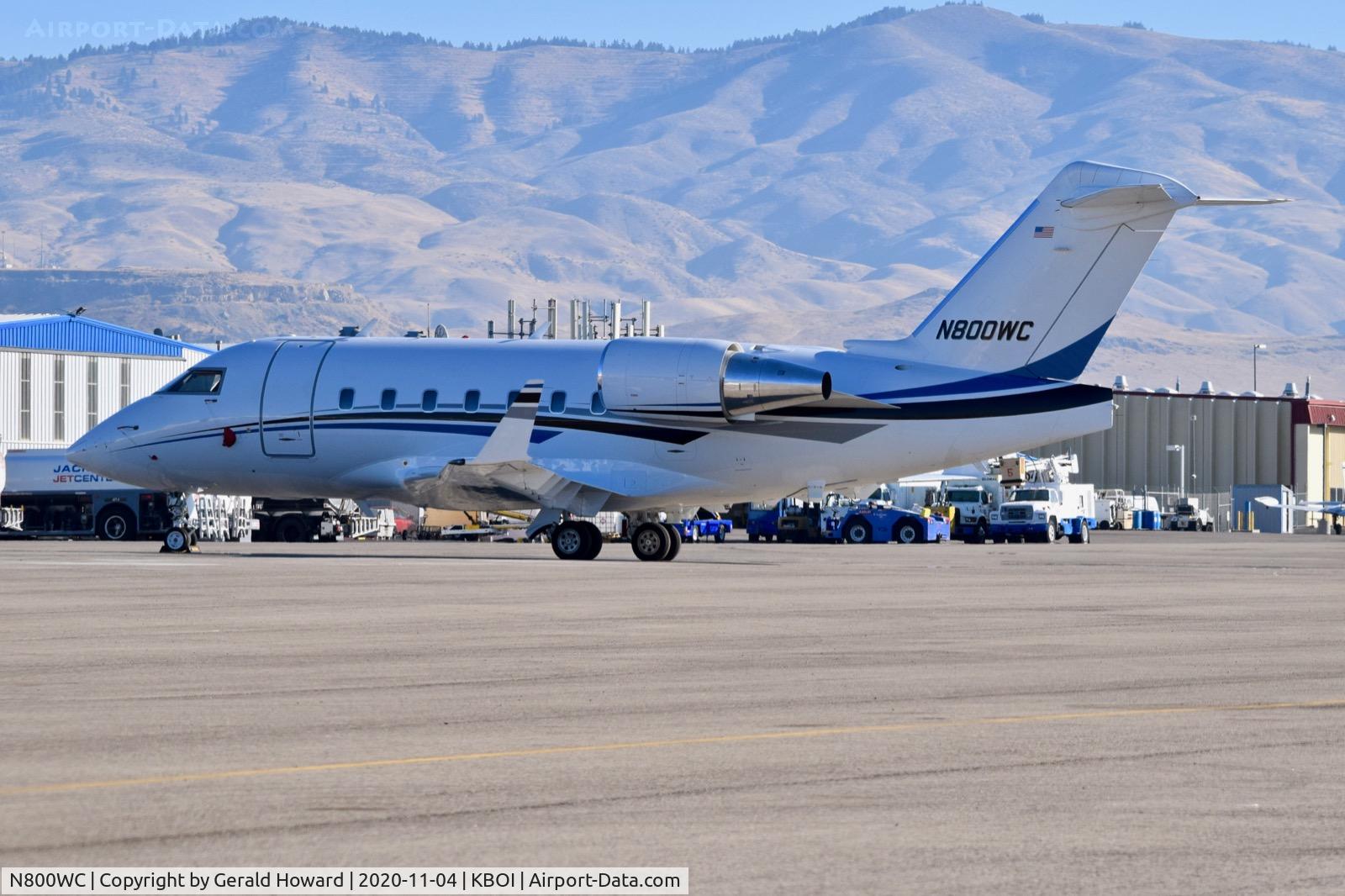 N800WC, 1998 Bombardier LC-600-2B16 C/N 5386, Parked on north GA ramp.