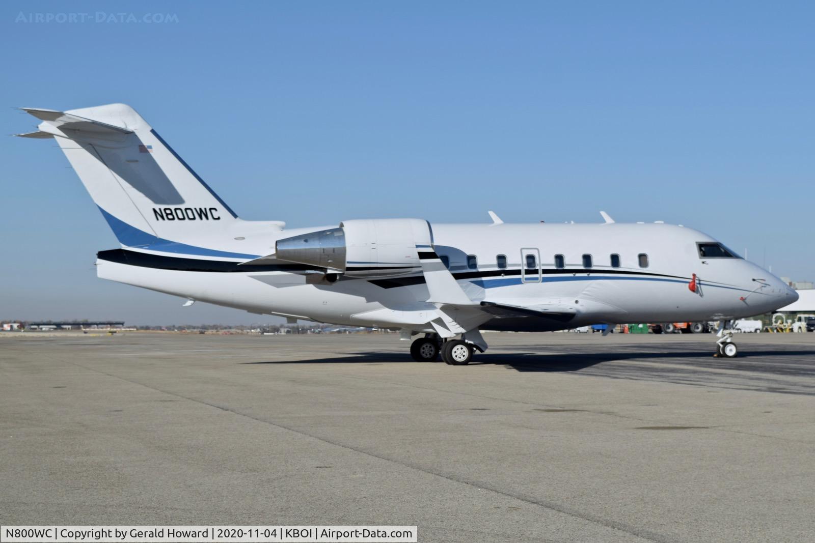 N800WC, 1998 Bombardier LC-600-2B16 C/N 5386, Parked on north GA ramp.