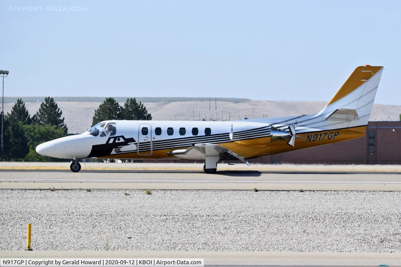 N917GP, 1985 Cessna S550 Citation IIS C/N S5500067, On RWY 10L.