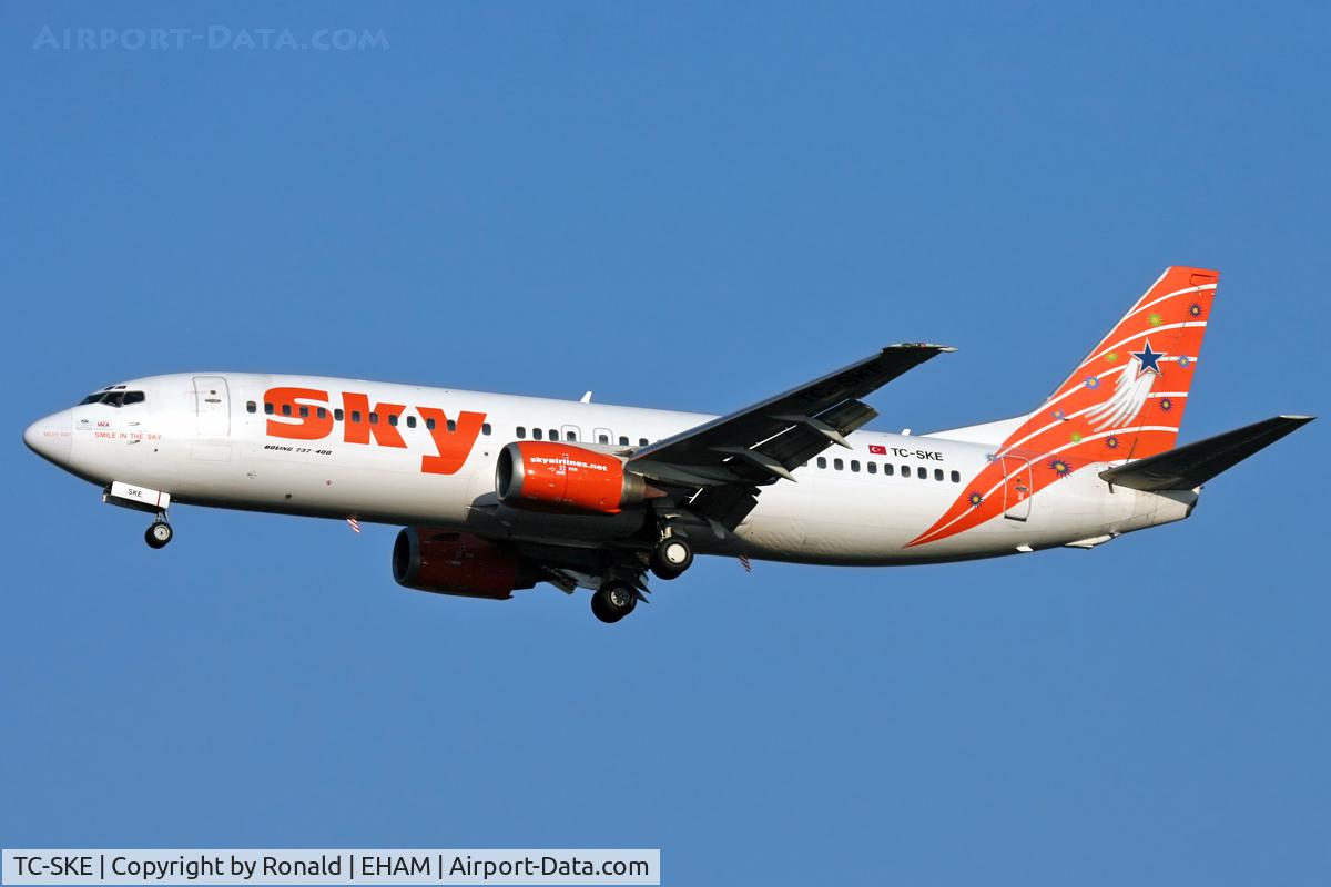 TC-SKE, 1992 Boeing 737-4Q8 C/N 25163, at eham