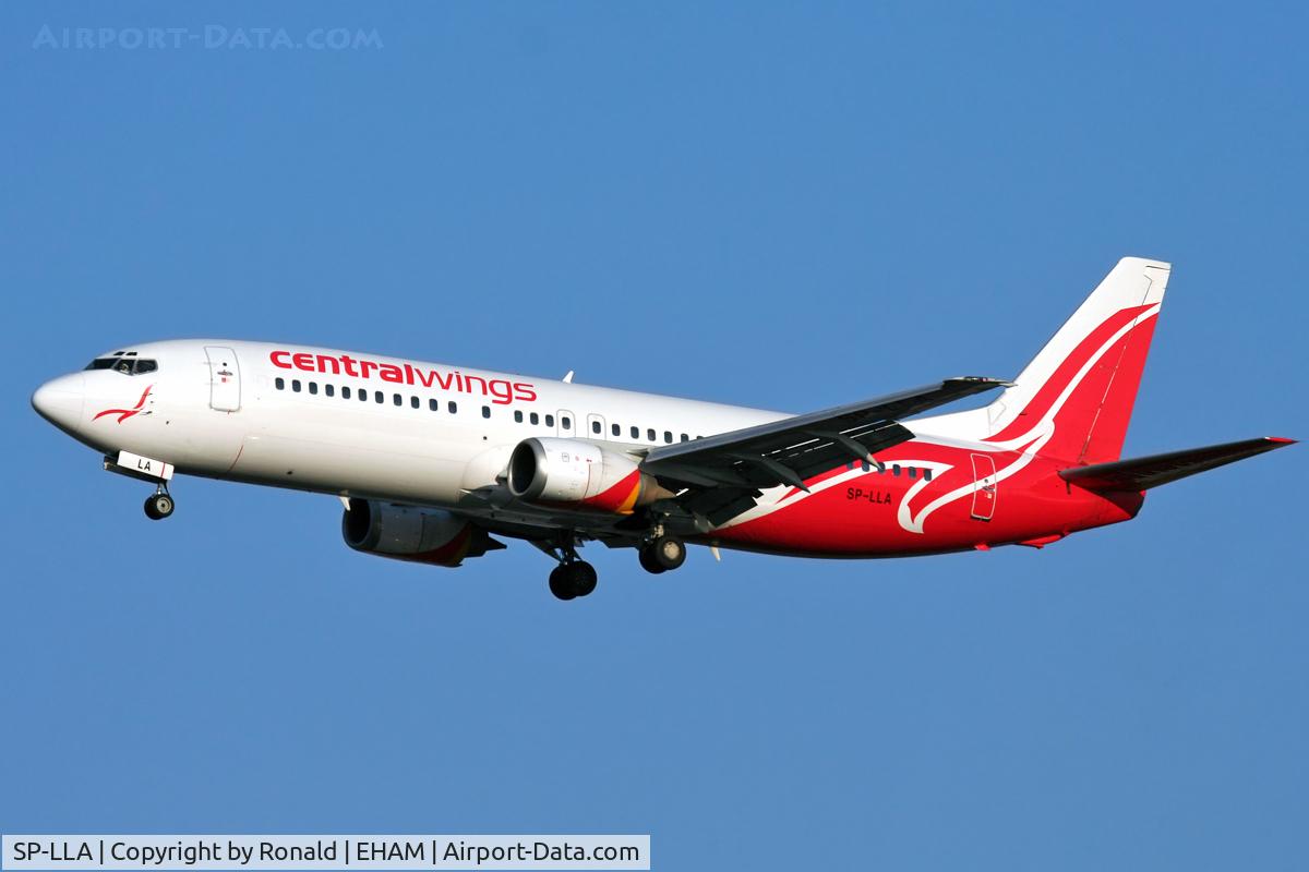 SP-LLA, 1993 Boeing 737-45D C/N 27131, at spl