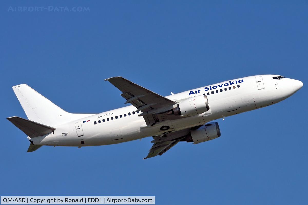 OM-ASD, 1986 Boeing 737-306 C/N 23542, at dus