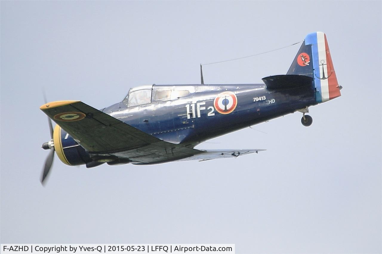 F-AZHD, North American NA-68 C/N SA-30, North American NA-68, On display, La Ferté-Alais (LFFQ) Air show 2015