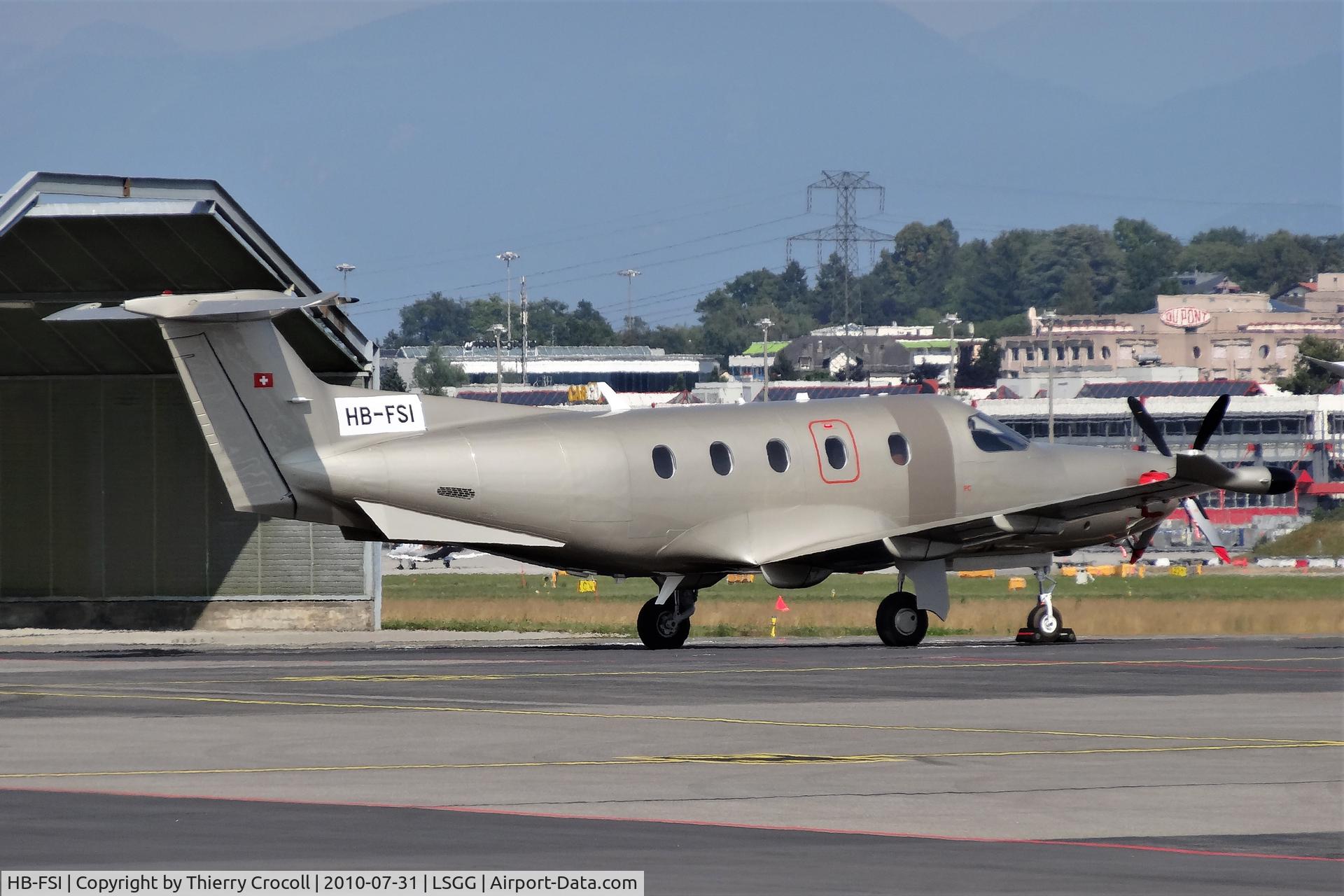 HB-FSI, 2013 Pilatus PC-12/47E C/N 1409, Resting at GVA/LSGG Switzerland