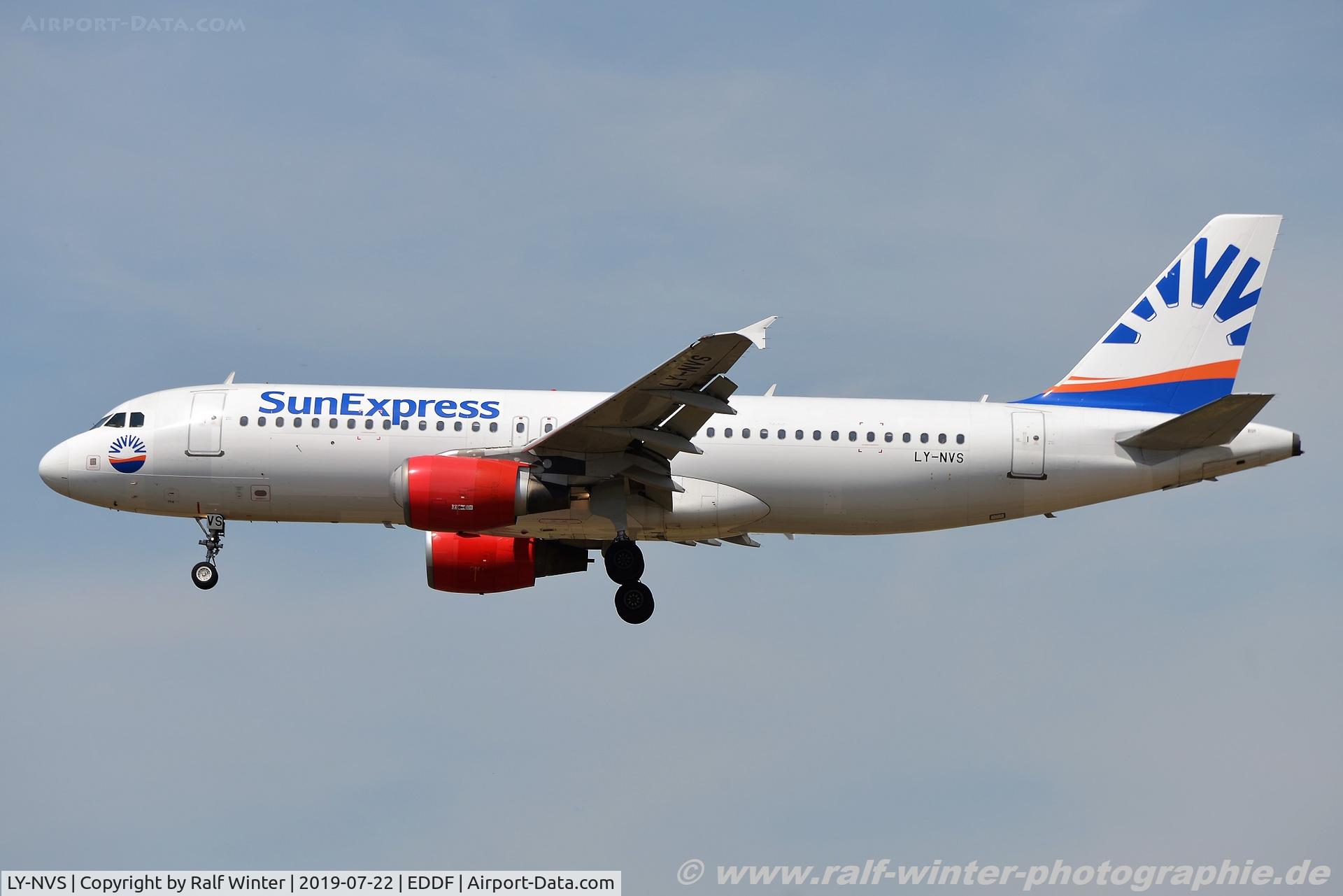 LY-NVS, 2002 Airbus A320-214 C/N 1757, Airbus A320-214 - N9 NVD Avion Express opfor SunExpress SXD colors - 1757 - LY-NVS - 22.07.2019 - FRA