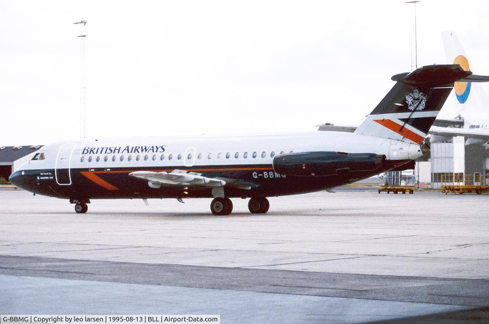G-BBMG, 1968 BAC 111-408EF One-Eleven C/N BAC.115, Billund 13.8.1995 operated by Maersk Air