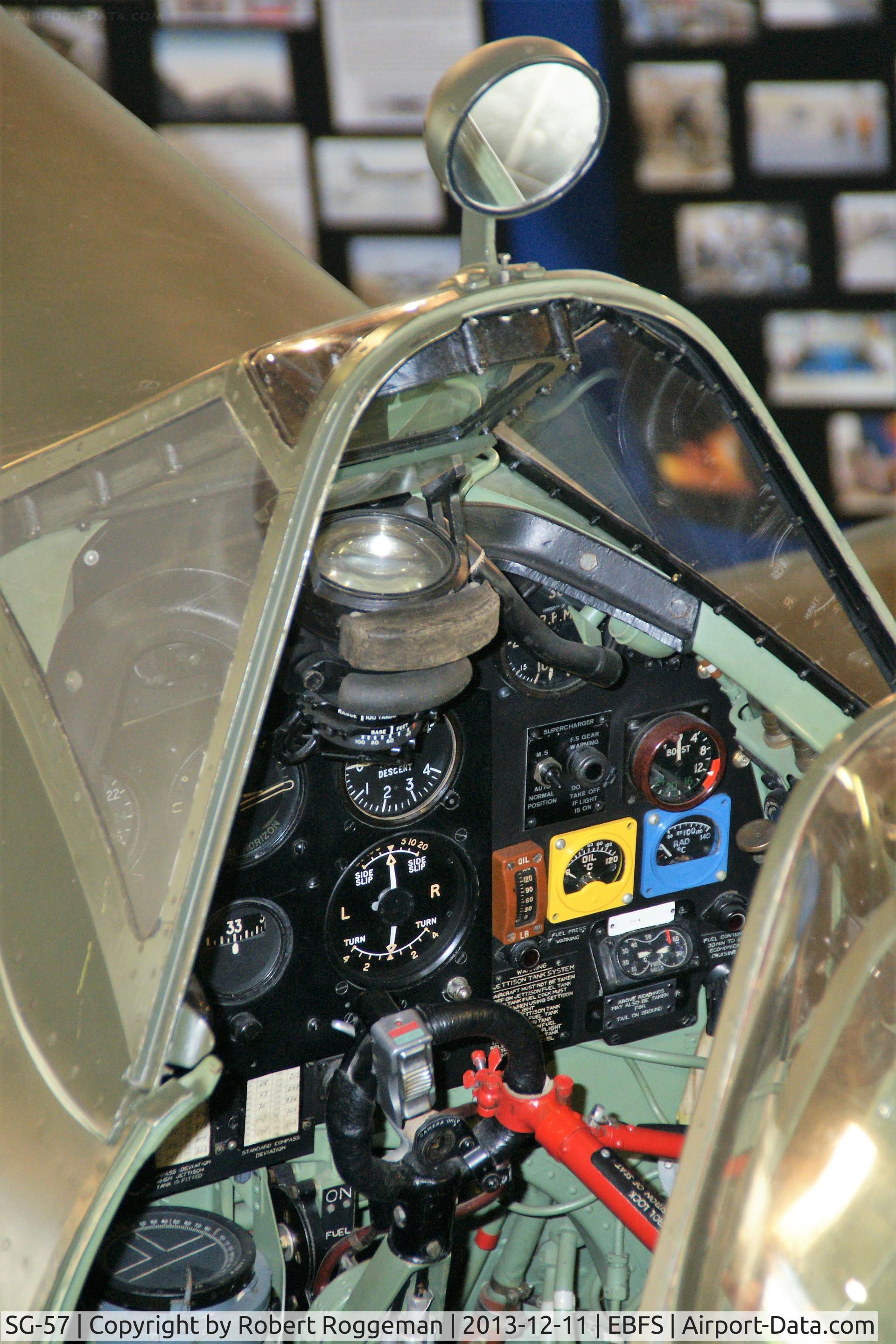 SG-57, Supermarine 379 Spitfire FR.14E C/N 6S/432331, FLORENNES MUSEUM.R LD.
