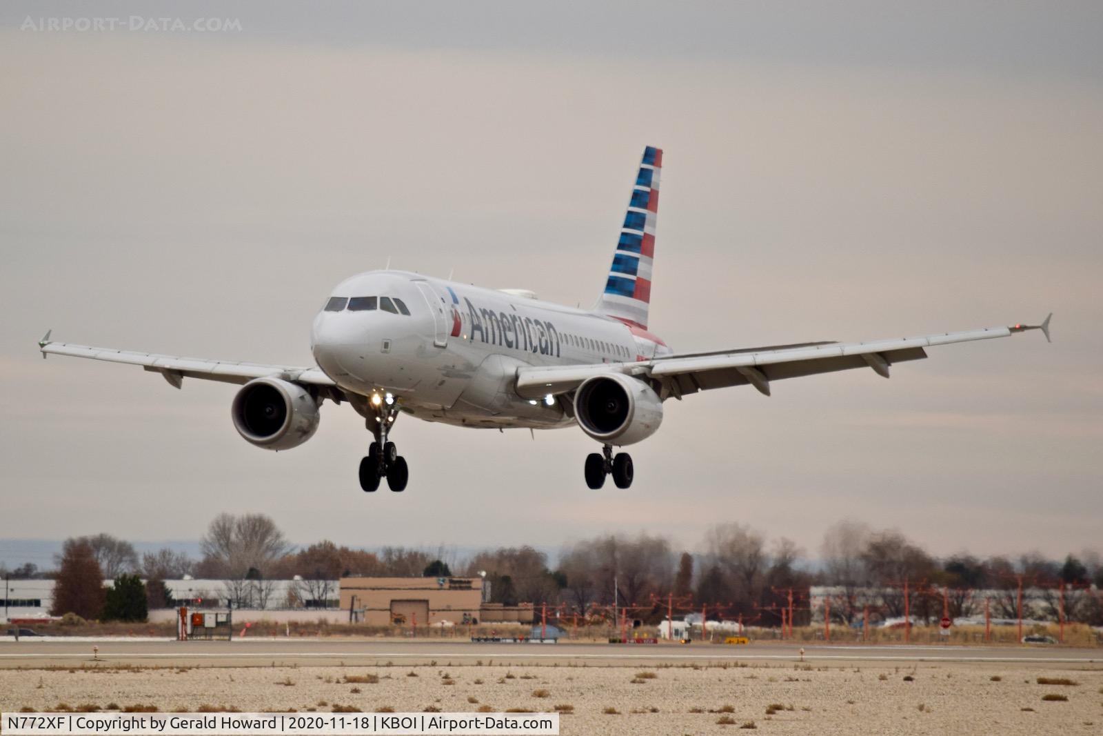 N772XF, 2003 Airbus A319-112 C/N 1997, Landing 10L.