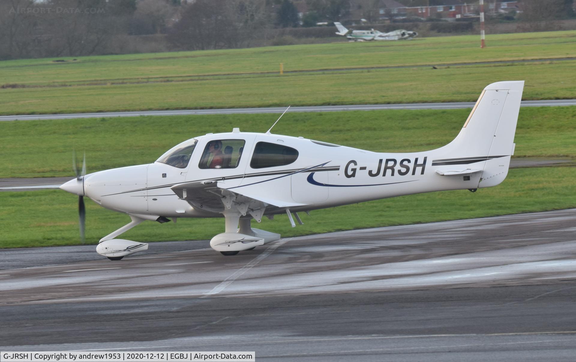 G-JRSH, 2014 Cirrus SR22T C/N 0725, G-JRSH at Gloucestershire Airport.