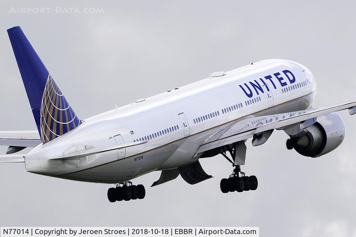 N77014, 1999 Boeing 777-224 C/N 29862, EBBR