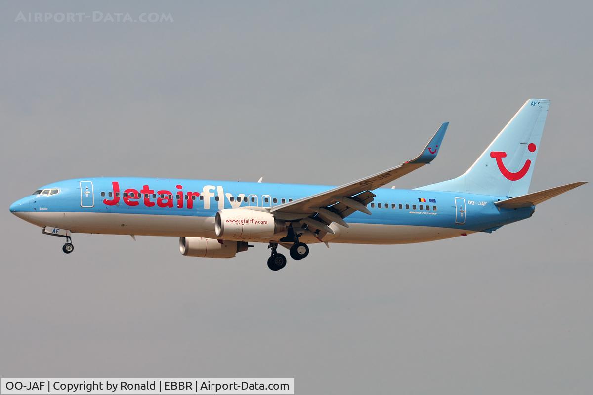 OO-JAF, 2007 Boeing 737-8K5 C/N 35133, at bru