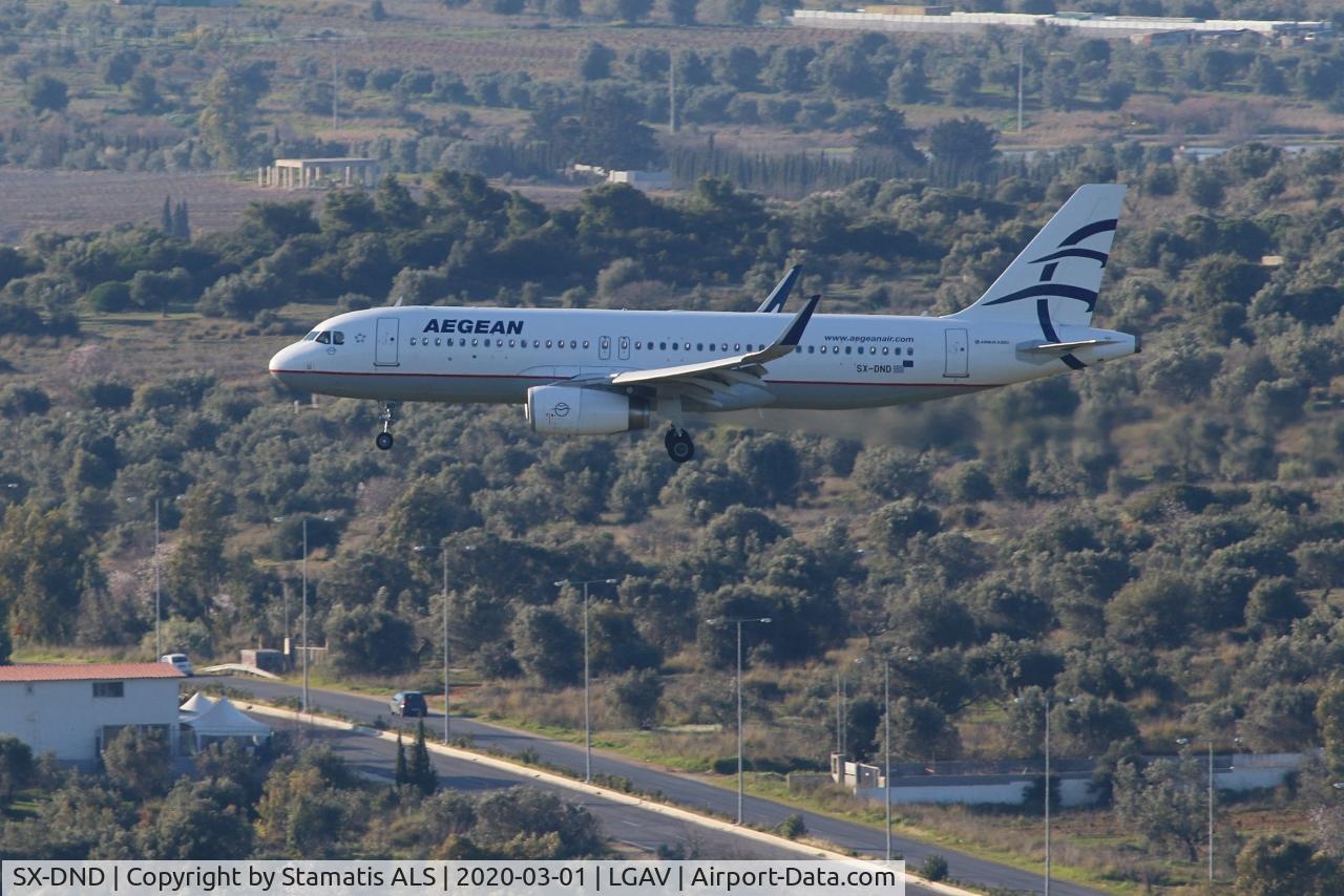 SX-DND, 2016 Airbus A320-232 C/N 6989, Aegean Airlines