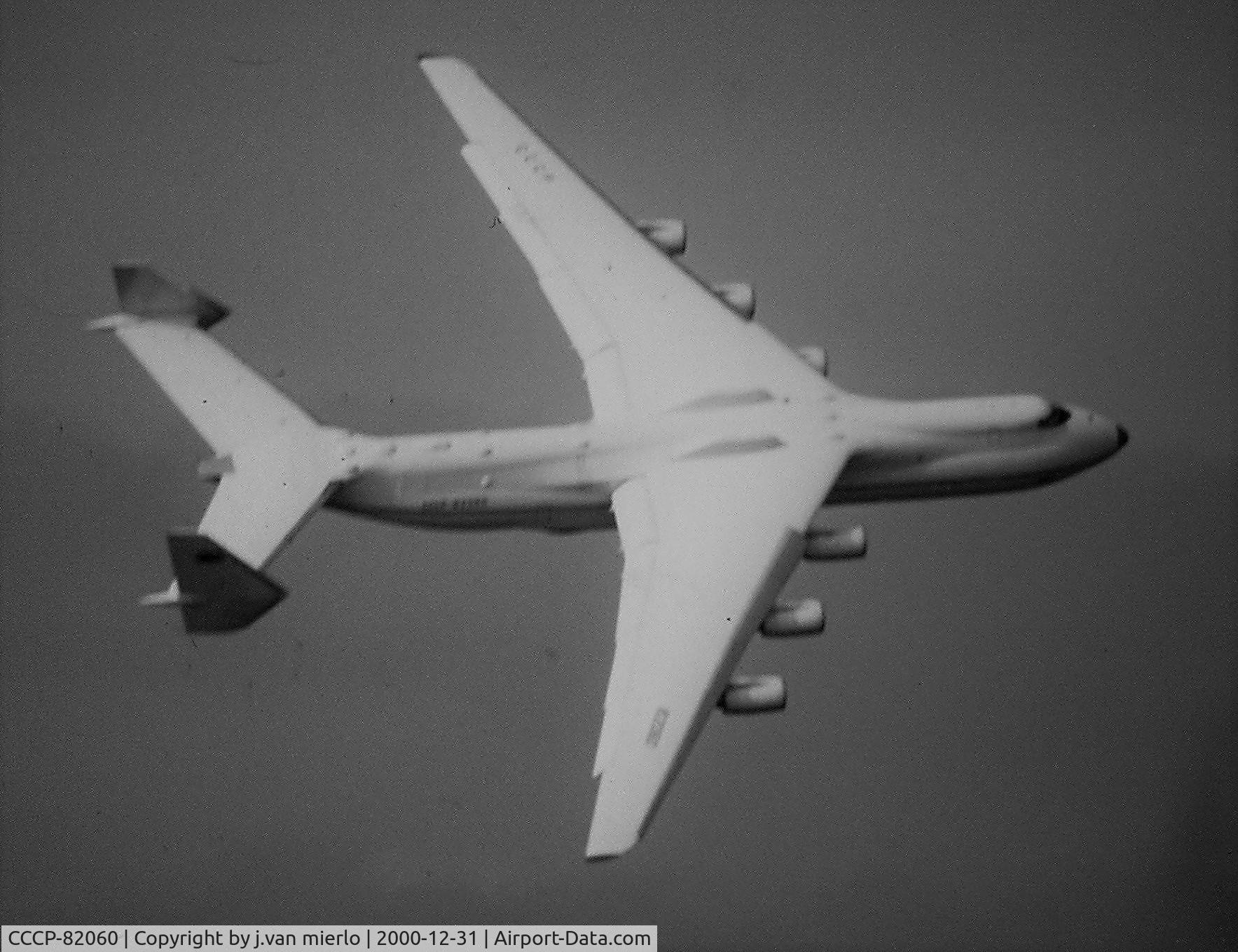 CCCP-82060, 1988 Antonov An-225 Mriya C/N 19530503763, Farnborough scan from slide