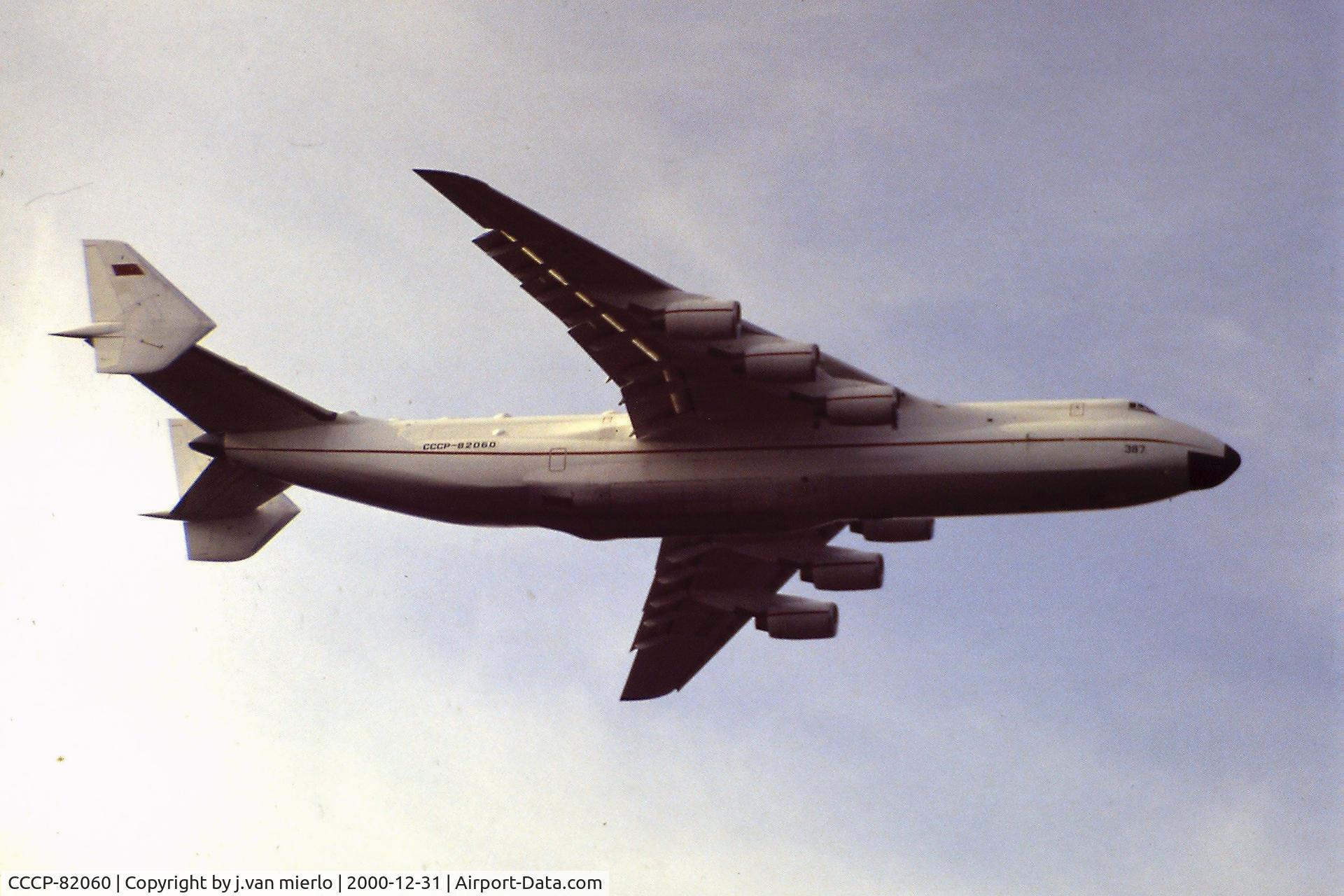CCCP-82060, 1988 Antonov An-225 Mriya C/N 19530503763, Faenborough scan from slide