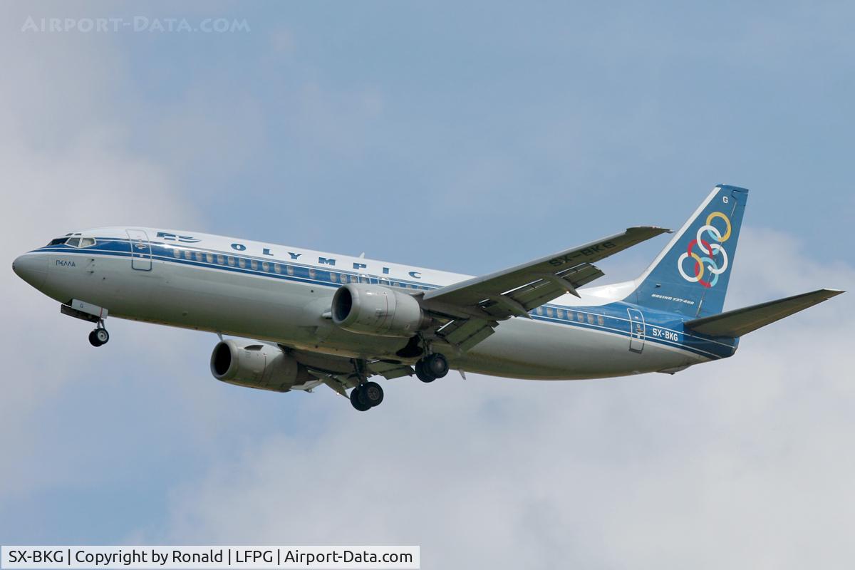 SX-BKG, 1993 Boeing 737-484 C/N 27149, at cdg