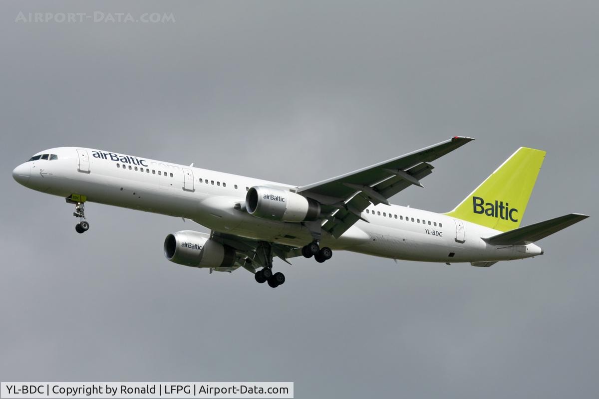 YL-BDC, 1999 Boeing 757-256 C/N 26253, at cdg