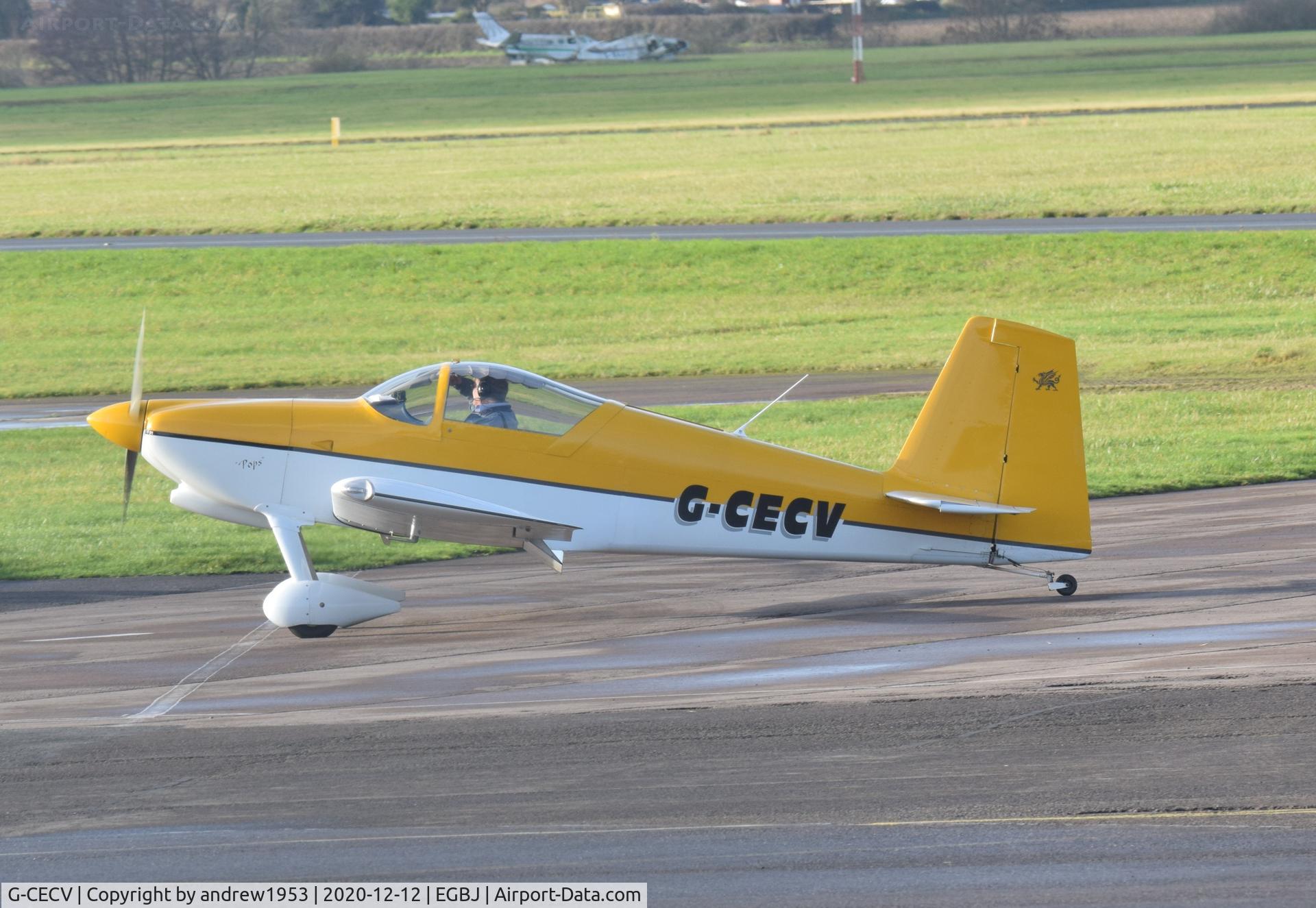 G-CECV, 2006 Vans RV-7 C/N PFA 323-14338, G-CECV at Gloucestershire Airport.
