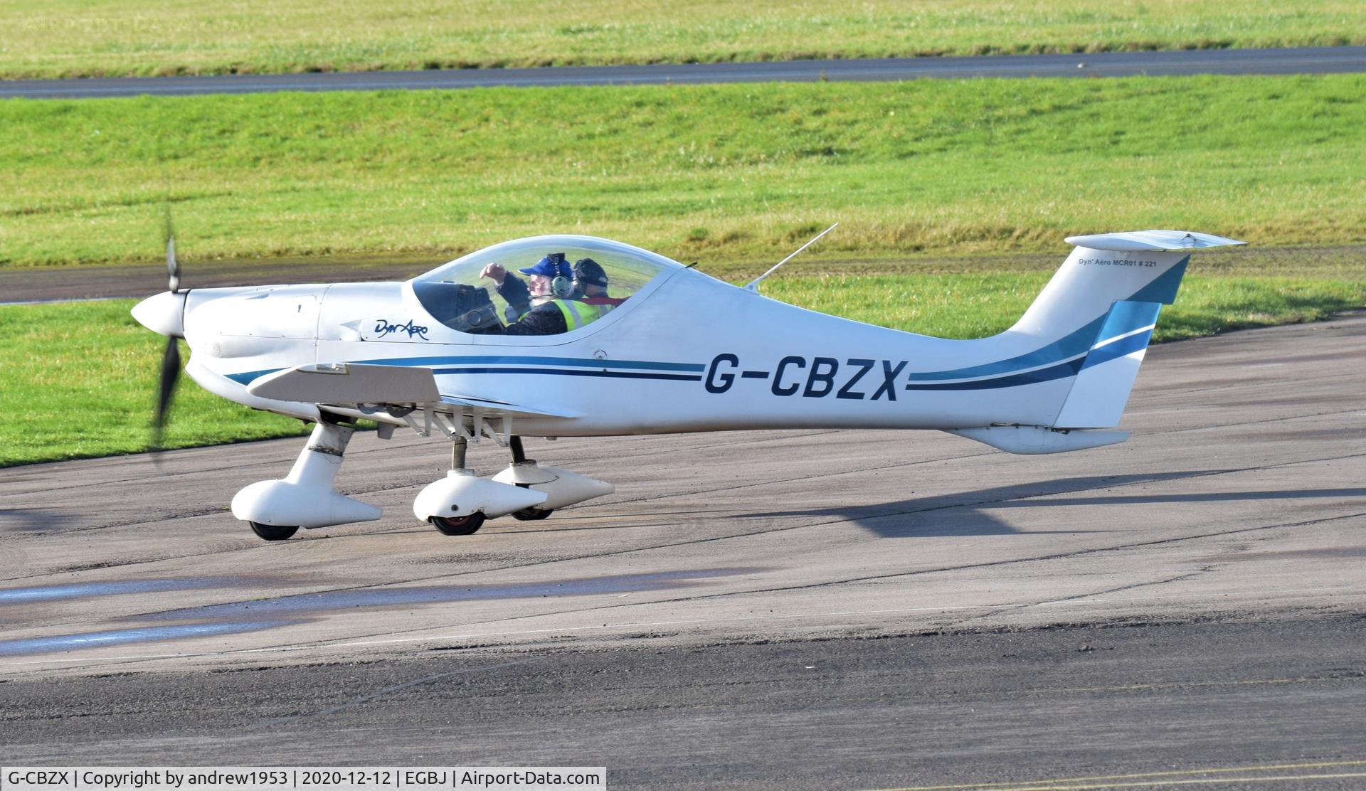 G-CBZX, 2005 Dyn'Aero MCR-01 ULC Banbi C/N PFA 301B-13957, G-CBZX at Gloucestershire Airport.