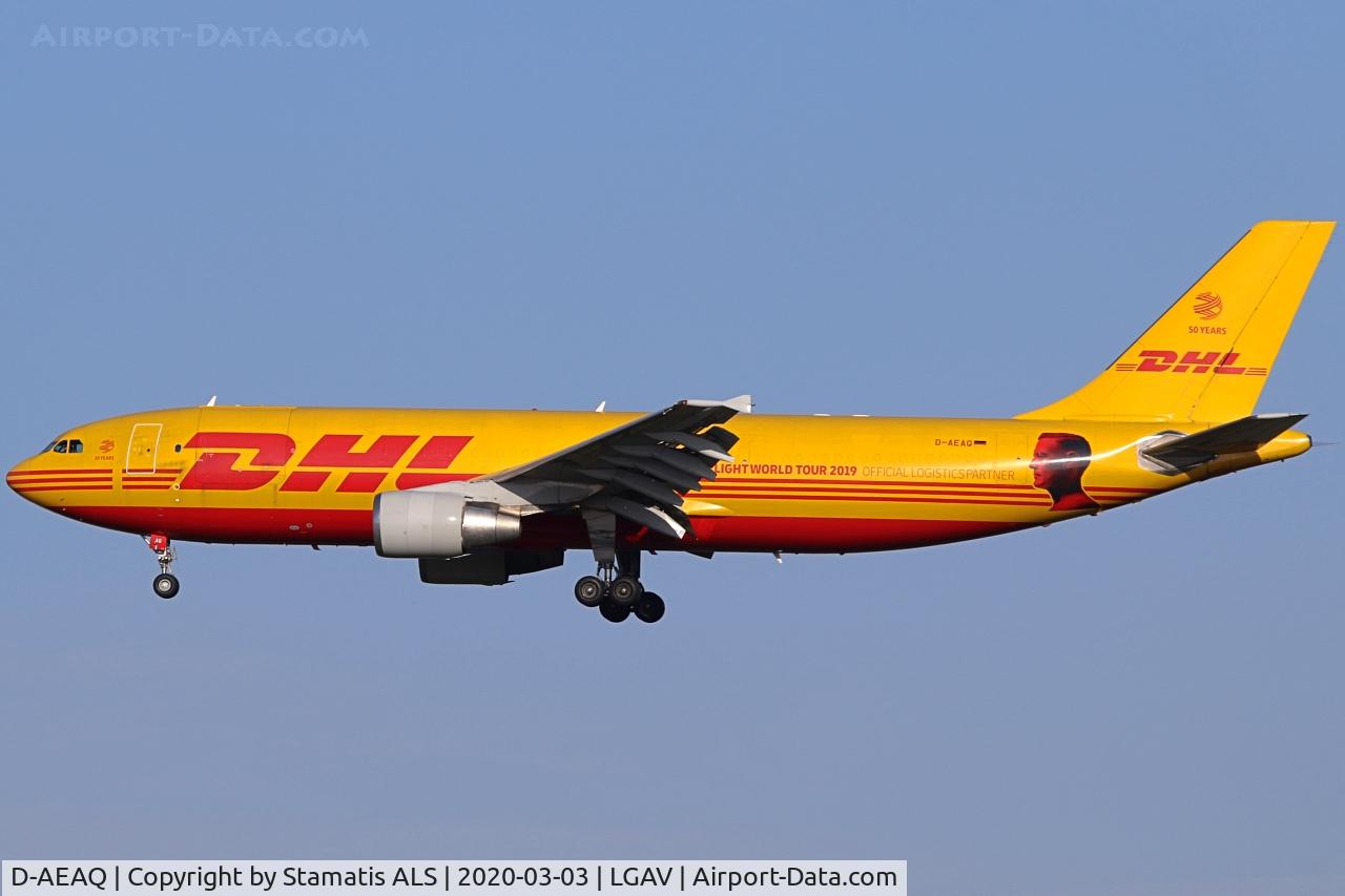 D-AEAQ, 1994 Airbus A300B4-622R(F) C/N 729, DHL