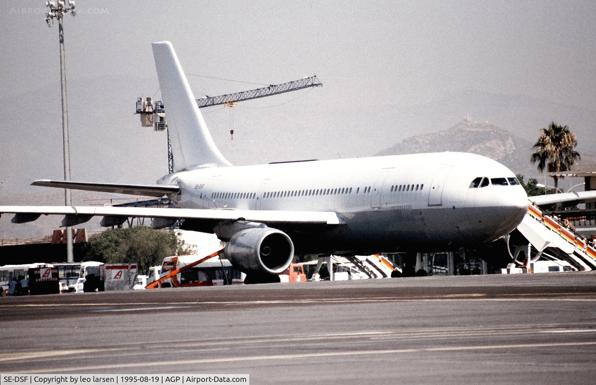 SE-DSF, 1982 Airbus A300B4-203(F) C/N 220, Malaga 19.8.1995