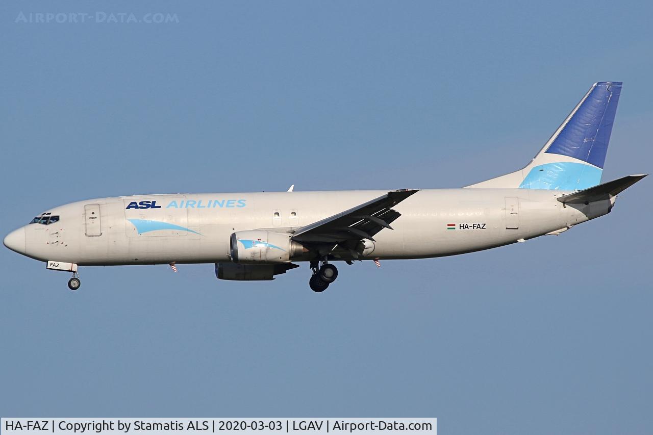 HA-FAZ, 1993 Boeing 737-476 C/N 24446, ASL