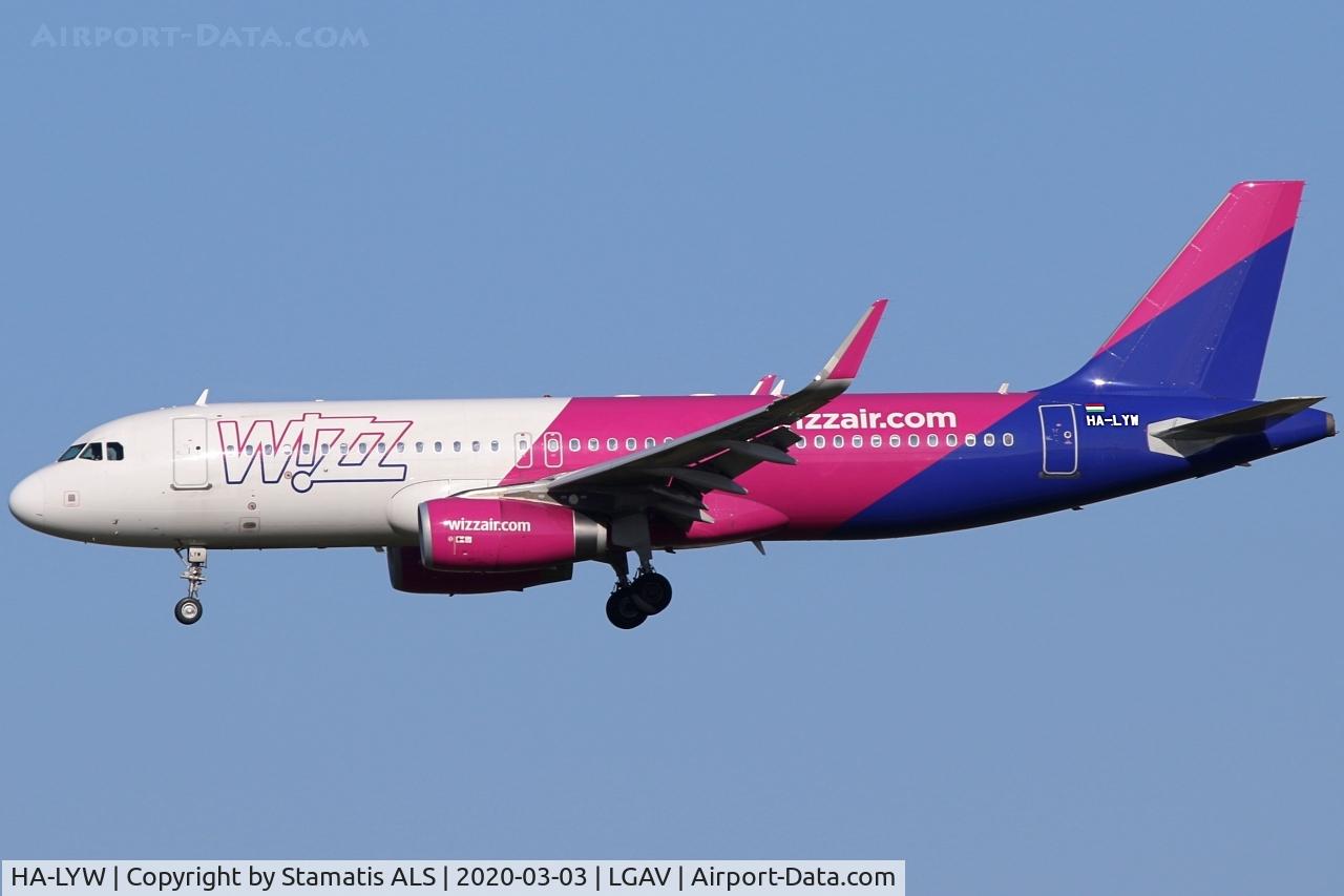 HA-LYW, 2017 Airbus A320-232 C/N 7695, WIZZ AIR