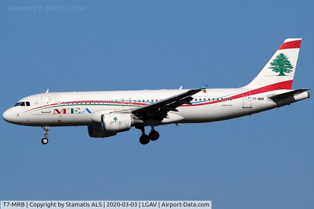 T7-MRB, 2012 Airbus A320-214 C/N 5152, MEA