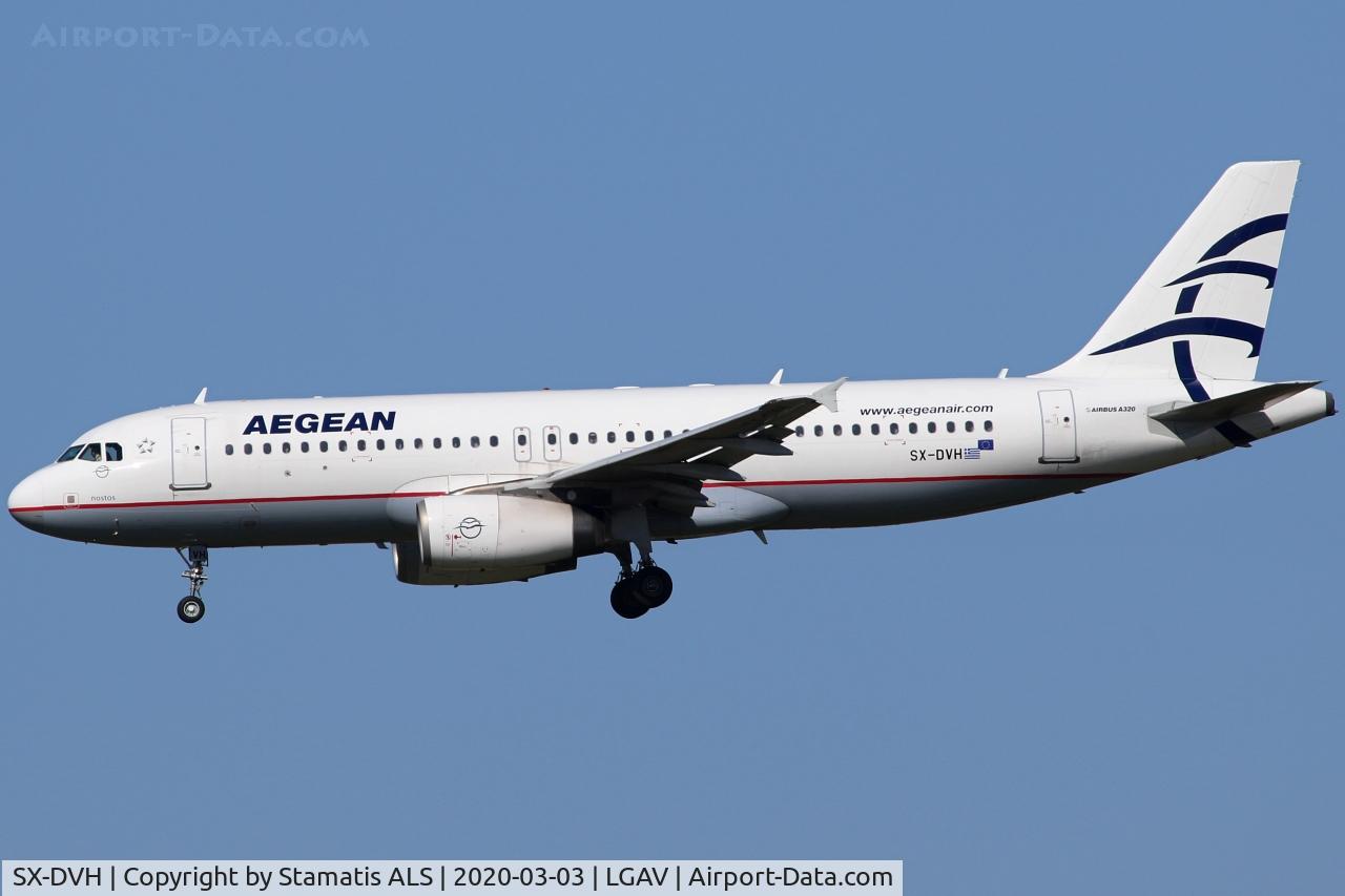 SX-DVH, 2007 Airbus A320-232 C/N 3066, AEGEAN AIRLINES