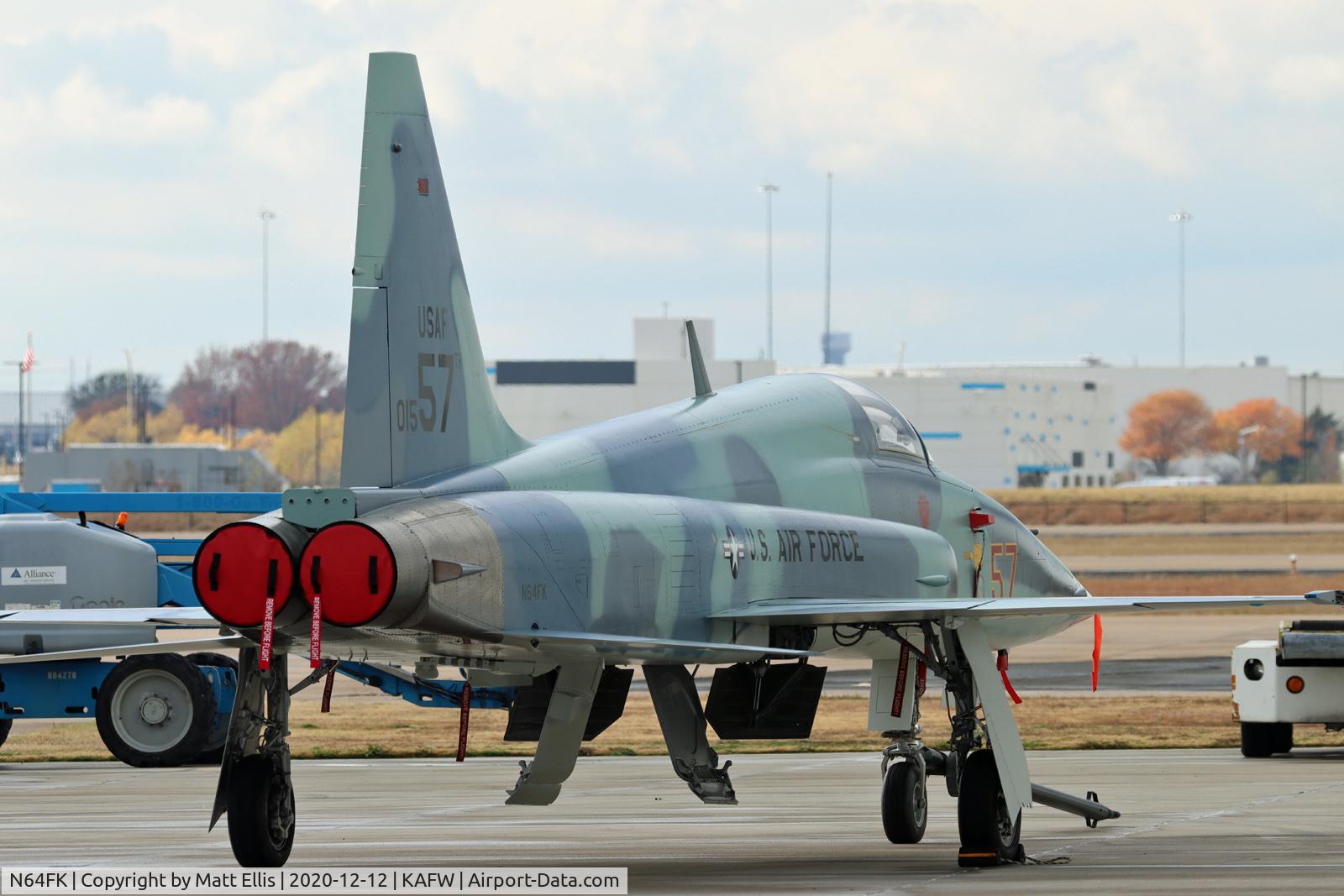 N64FK, 1979 Northrop F-5E Tiger II C/N L.1004, F-5E N64FK with fake USAF markings for the 01557 for the 