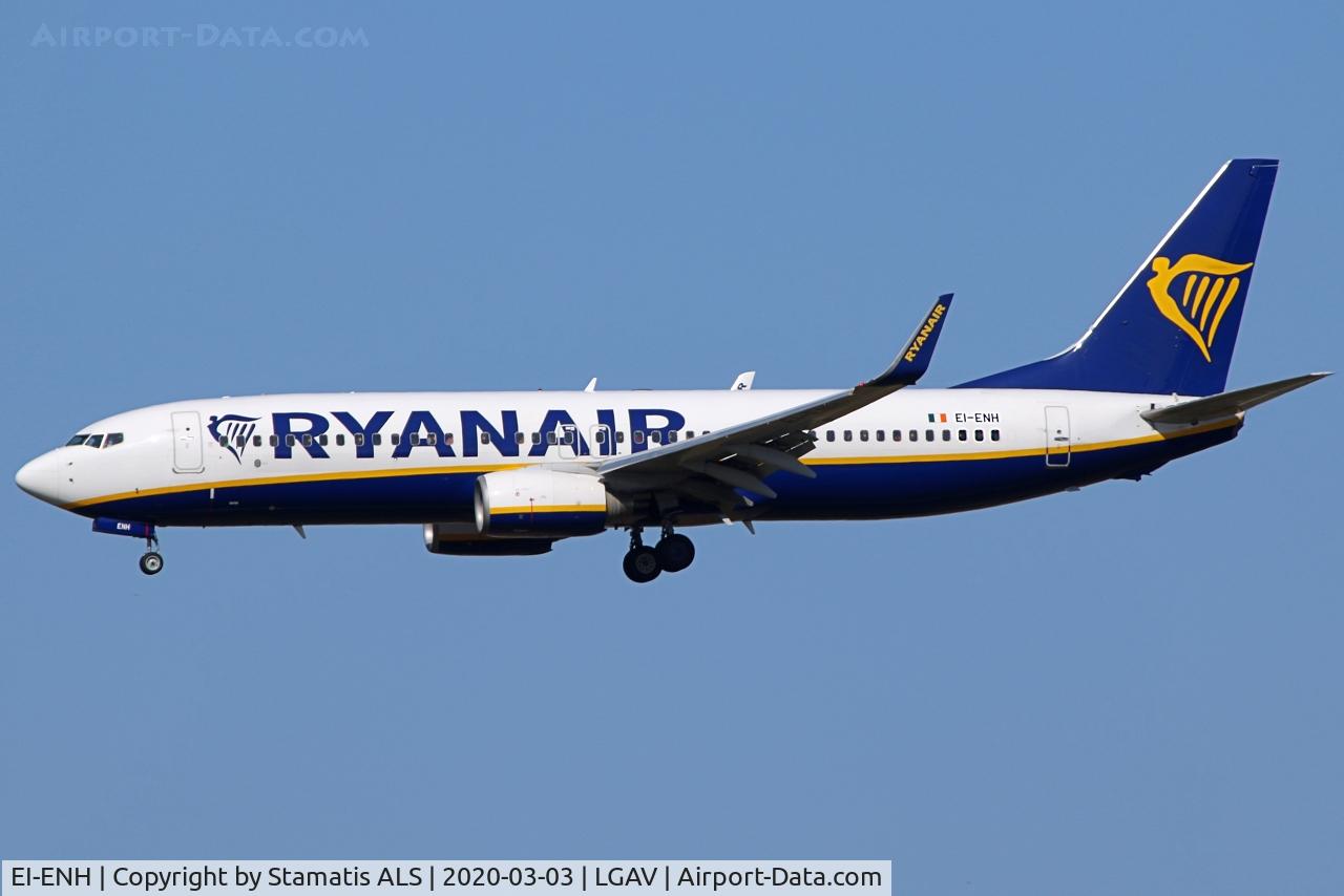 EI-ENH, 2010 Boeing 737-8AS C/N 35033, RYANAIR