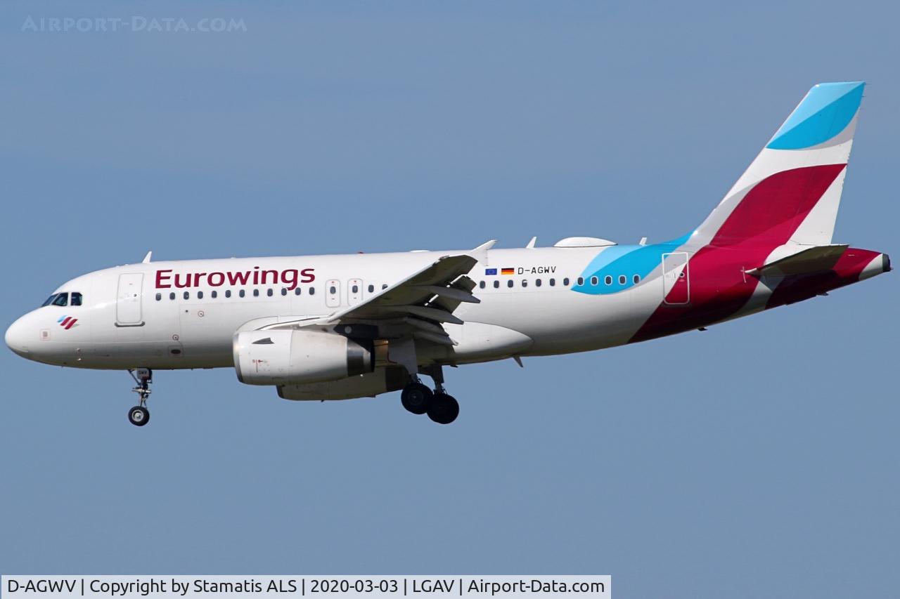 D-AGWV, 2013 Airbus A319-132 C/N 5467, EUROWINGS