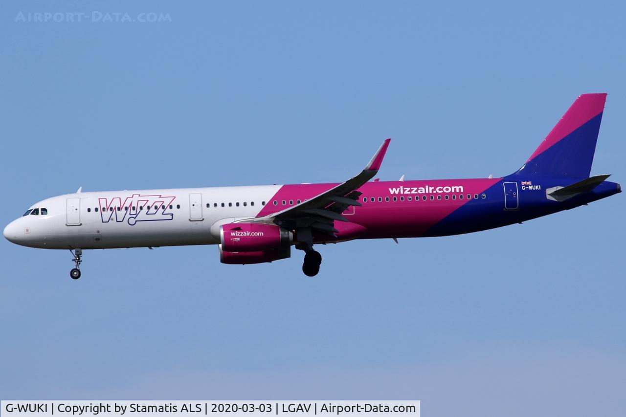 G-WUKI, 2018 Airbus A321-231 C/N 8625, WIZZ AIR