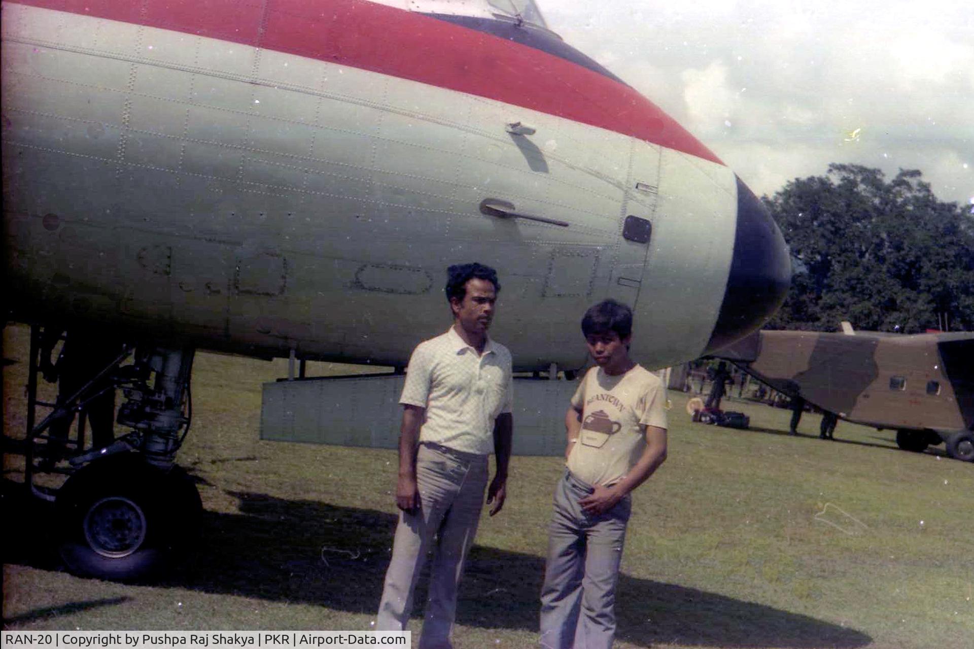 RAN-20, 1972 Hawker Siddeley HS.748 Series 2A C/N 1698, Photo taken at Pokhara Airport. Pokhara Kaski Nepal