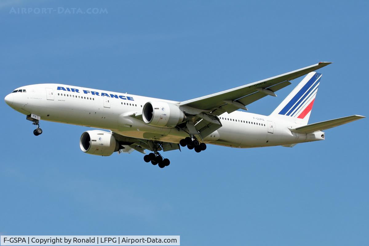 F-GSPA, 1998 Boeing 777-228/ER C/N 29002, at cdg