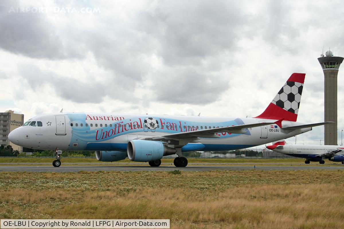 OE-LBU, 2001 Airbus A320-214 C/N 1478, at cdg