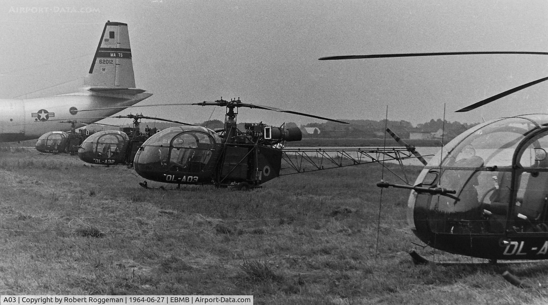 A03, Sud SE-3130 Alouette II C/N 1305, OPEN DAY.OL A03.OL A31.C-133.