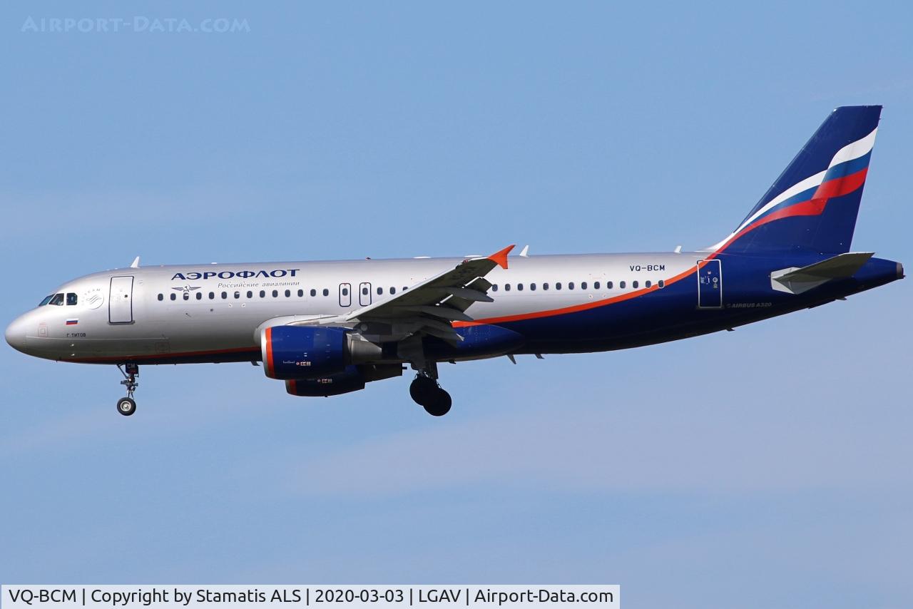 VQ-BCM, 2009 Airbus A320-214 C/N 3923, AEROFLOT