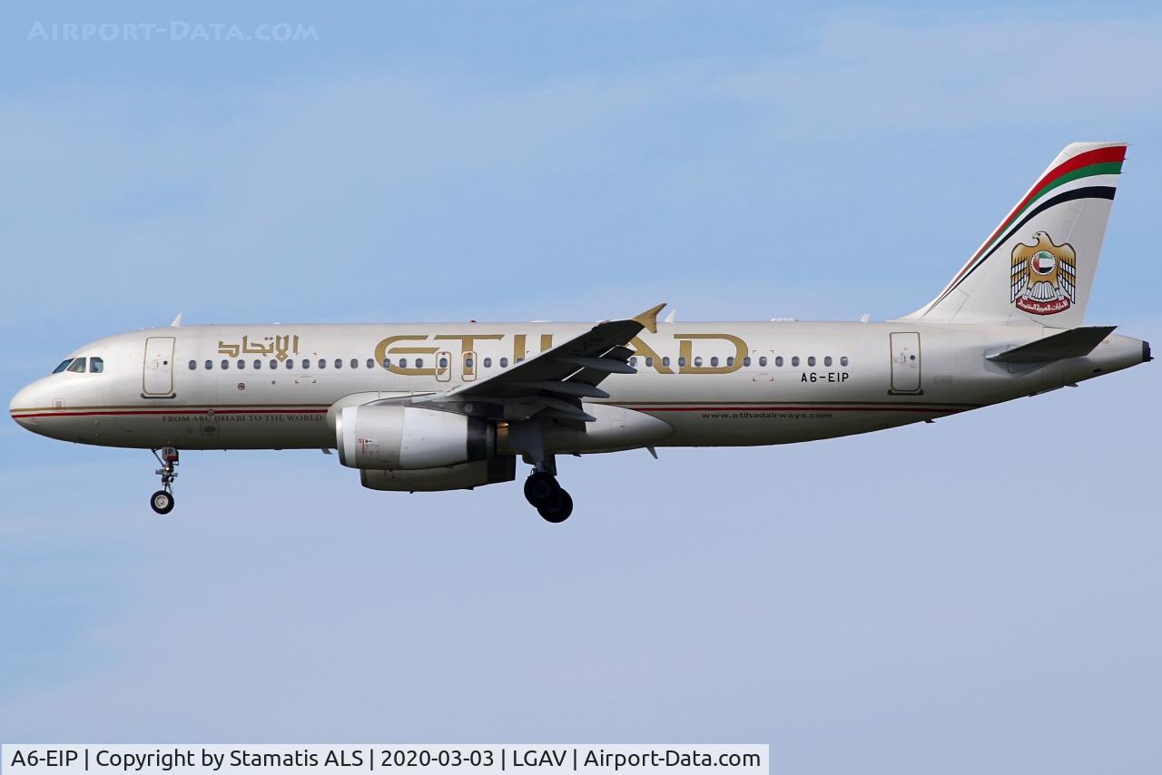 A6-EIP, 2012 Airbus A320-232 C/N 5095, ETIHAD
