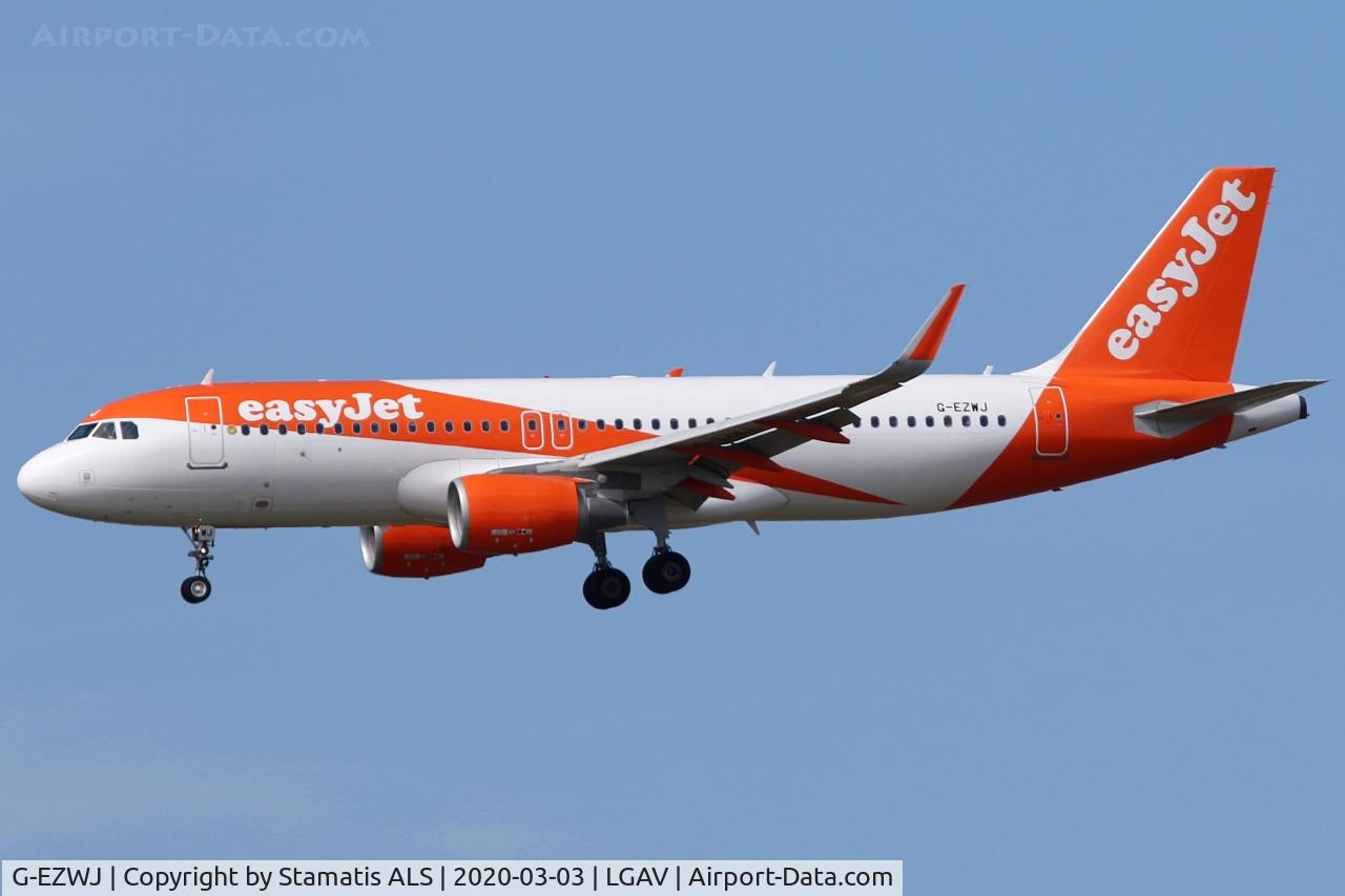 G-EZWJ, 2013 Airbus A320-214 C/N 5638, EASYJET
