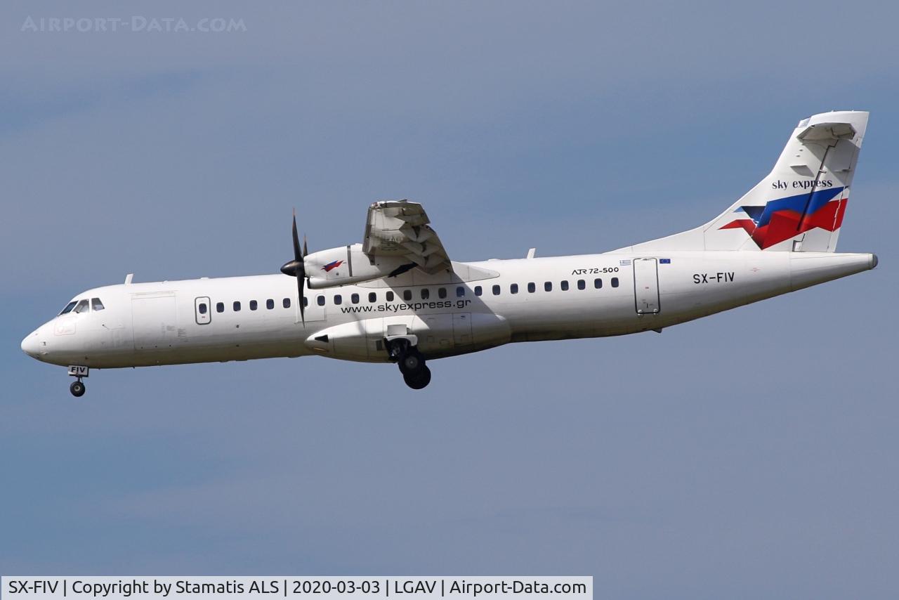 SX-FIV, 1999 ATR 72-212A C/N 590, SKY EXPRESS