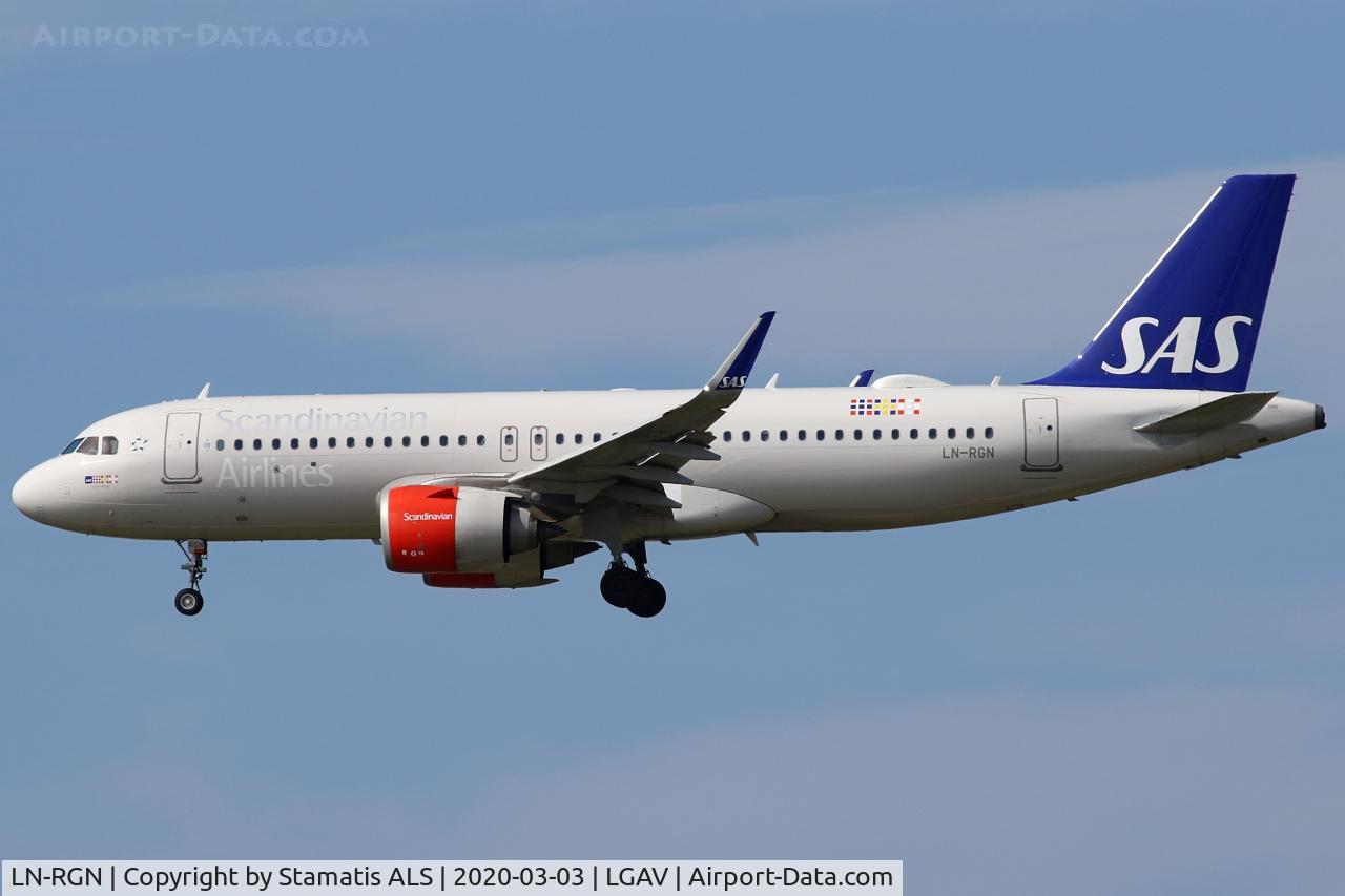LN-RGN, 2016 Airbus A320-251N C/N 7341, SAS