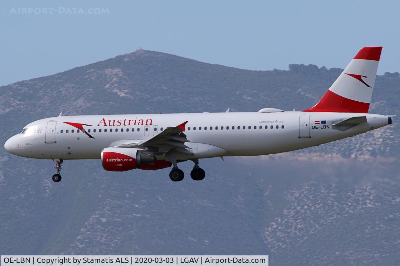 OE-LBN, 1997 Airbus A320-214 C/N 768, AUSTRIAN