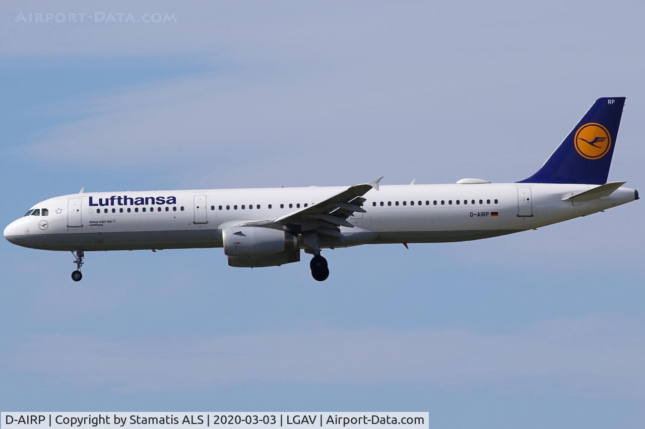 D-AIRP, 1995 Airbus A321-131 C/N 0564, LUFTHANSA